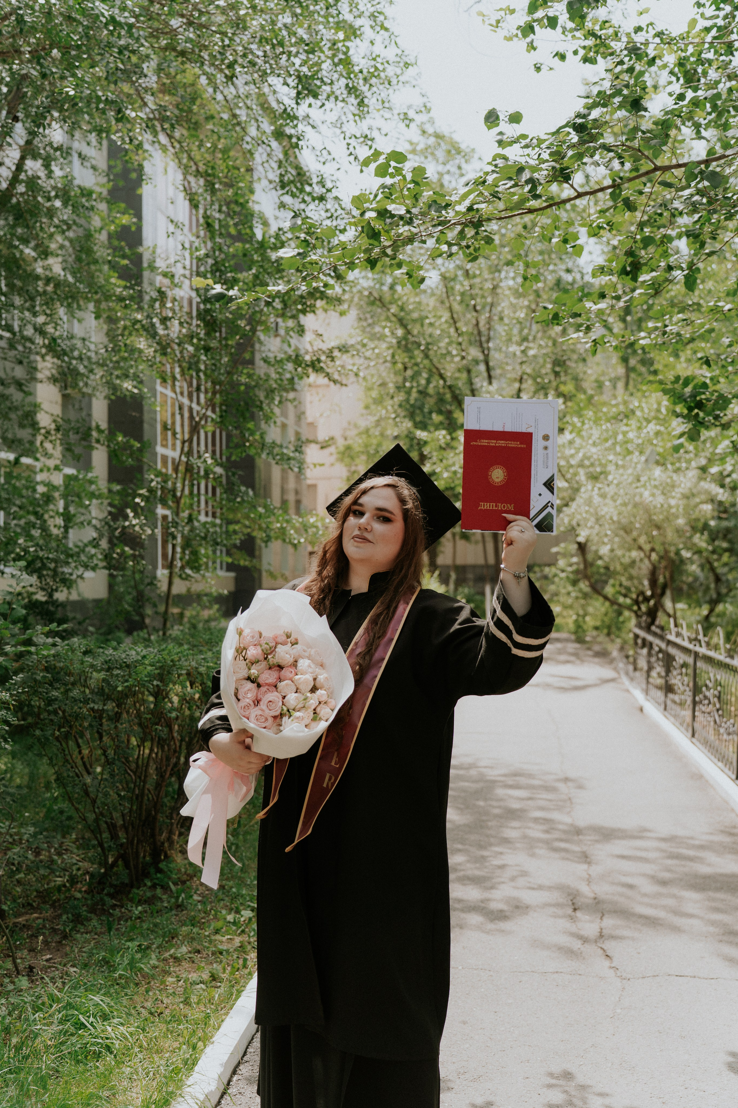 Выпускной Аграрный унивеситет. Крис Богомазова