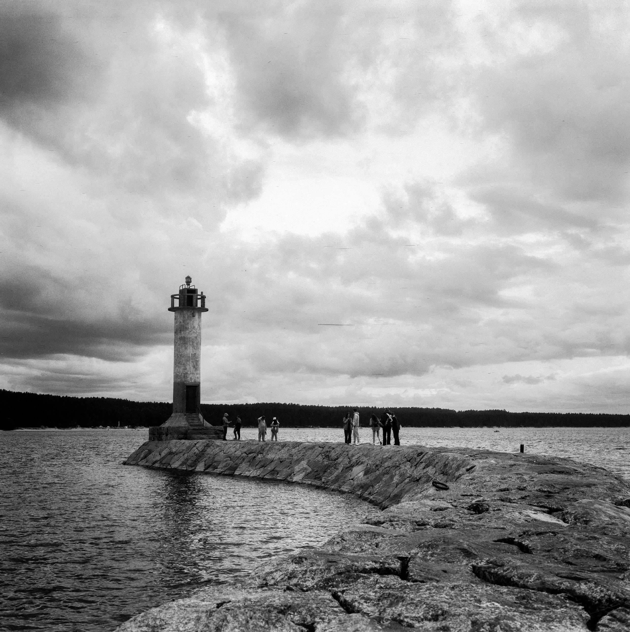 Маяк Вуохенсало, церковь в д. Плодовое / SFL Double-X Aerographic 400