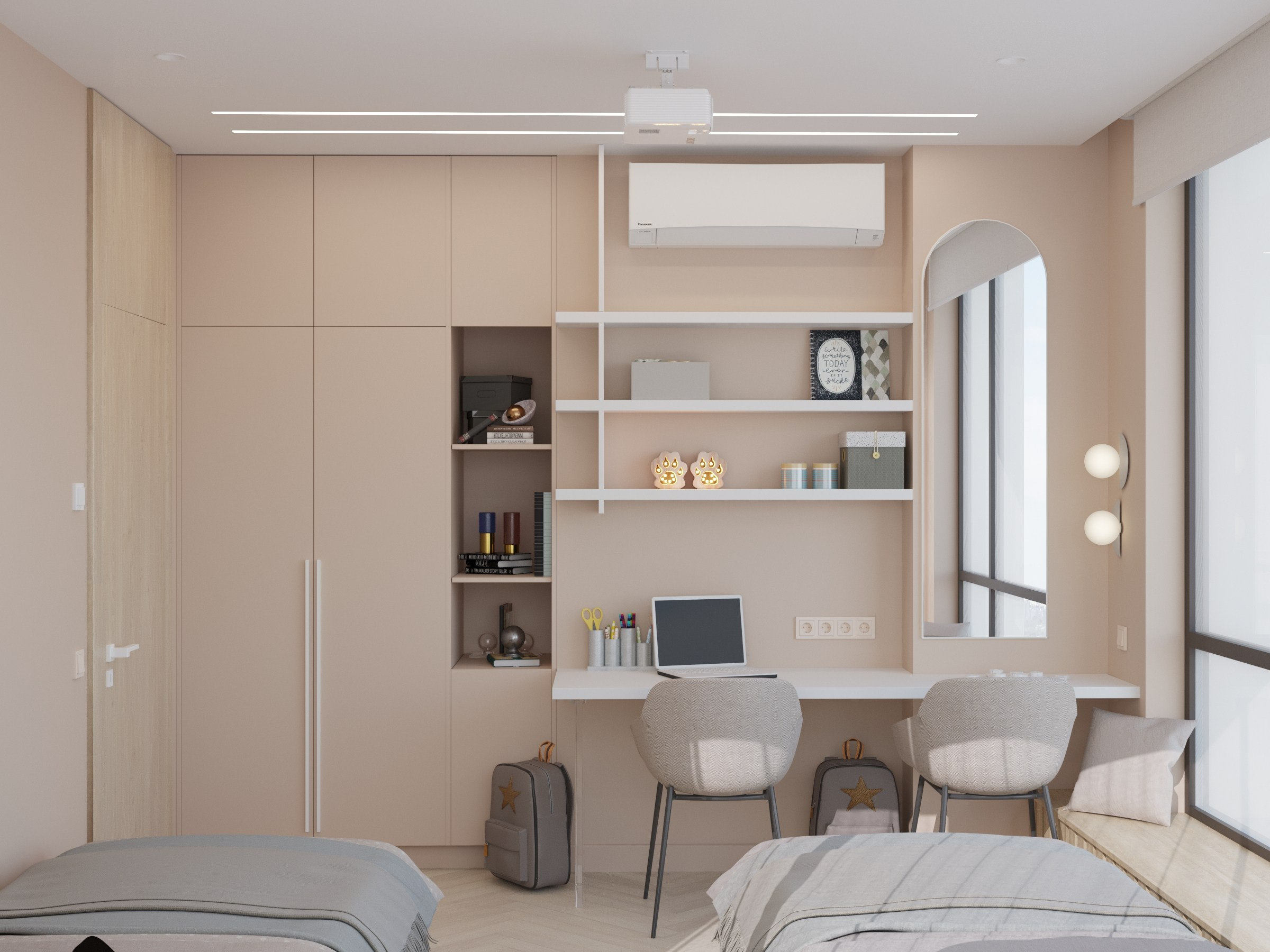 «Баланс» 106кв.м, фото. Дизайнер интерьеров Olala interior design