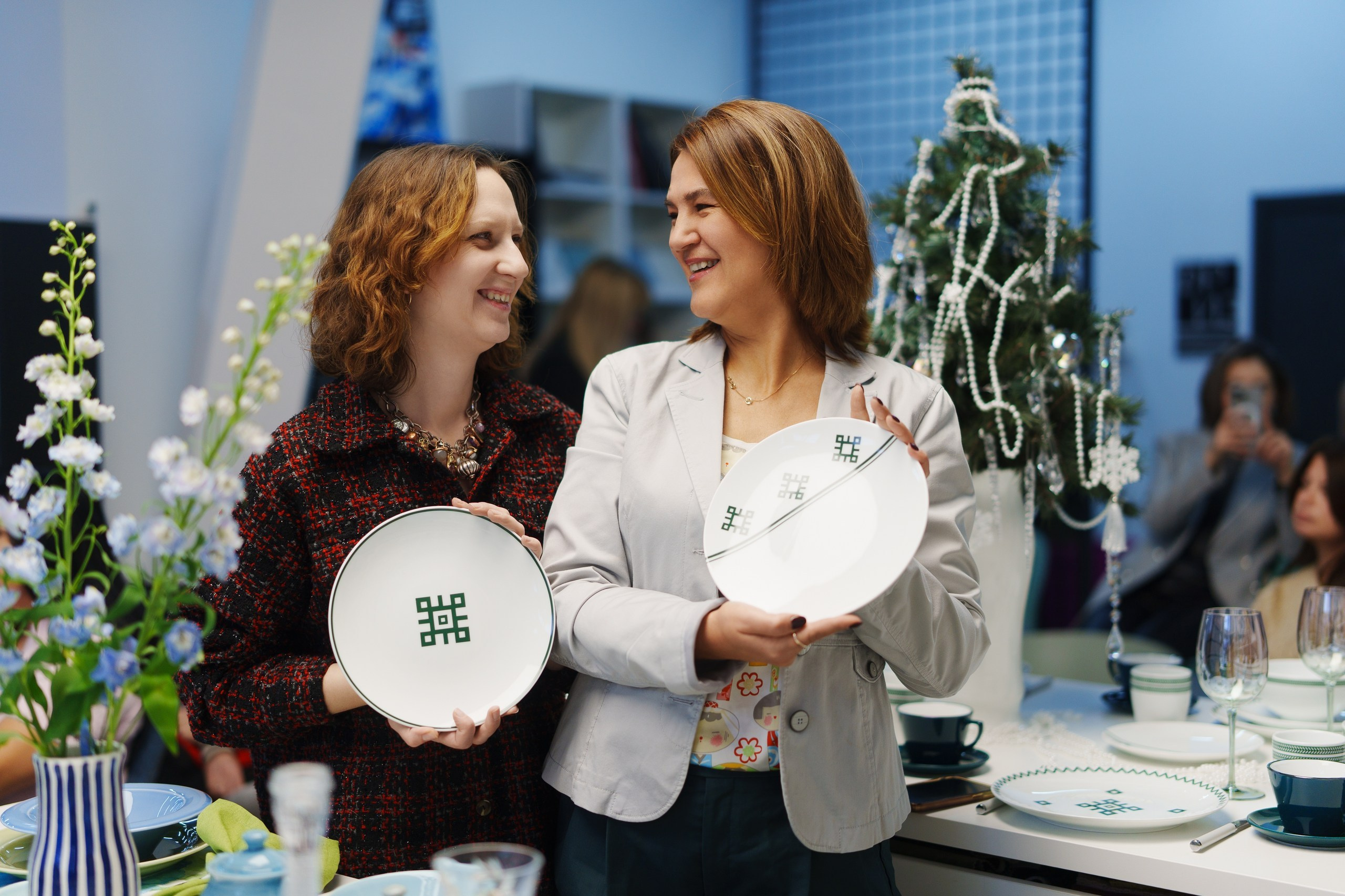 Презентация коллекции Эльмины Гай и Башфарфора — съёмка в бизнес-центре «Аура»