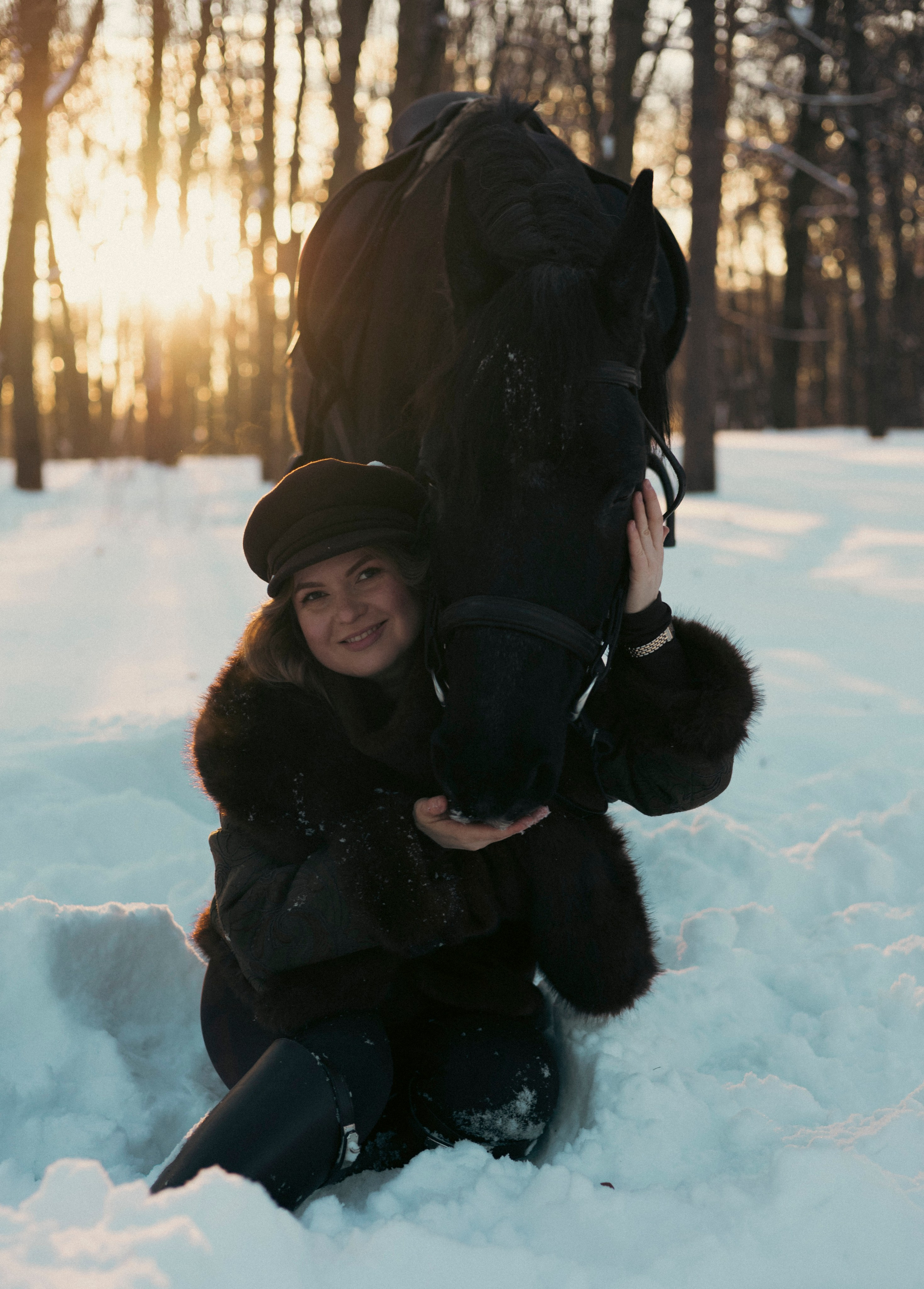 — Фотосессия с лошадью