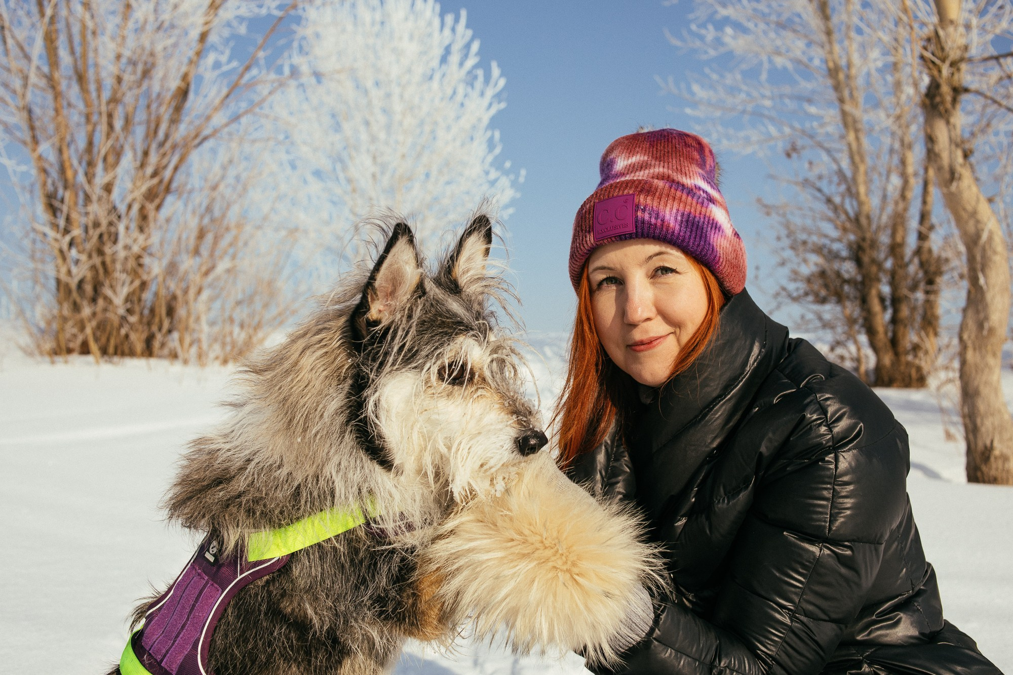 Оля и Молли. Фотограф в Новосибирске Евгений Маслов