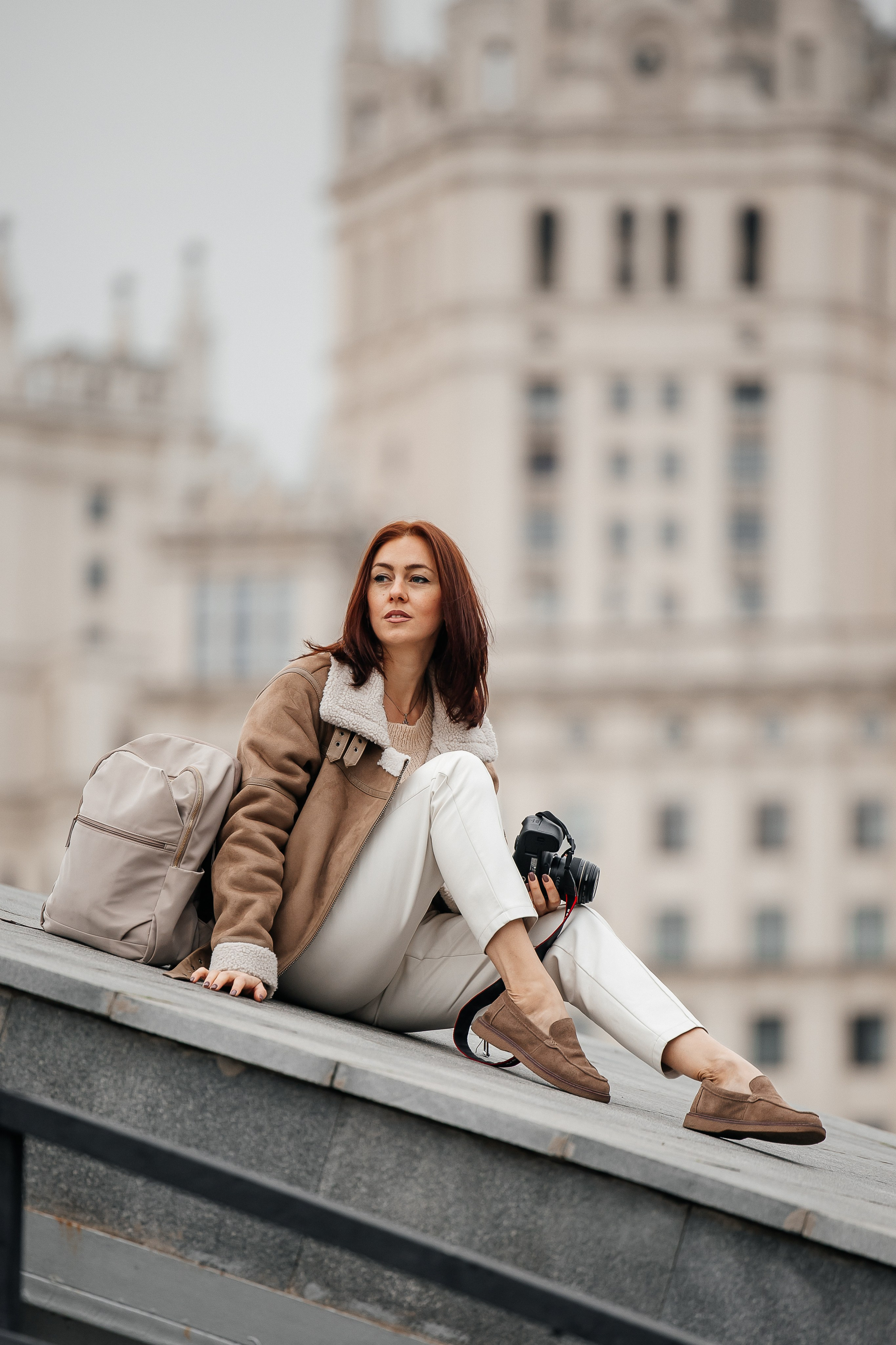 Прогулка у высотки на Котельнической набережной. Свадебный и семейный фотограф в Москве Красинская Мария