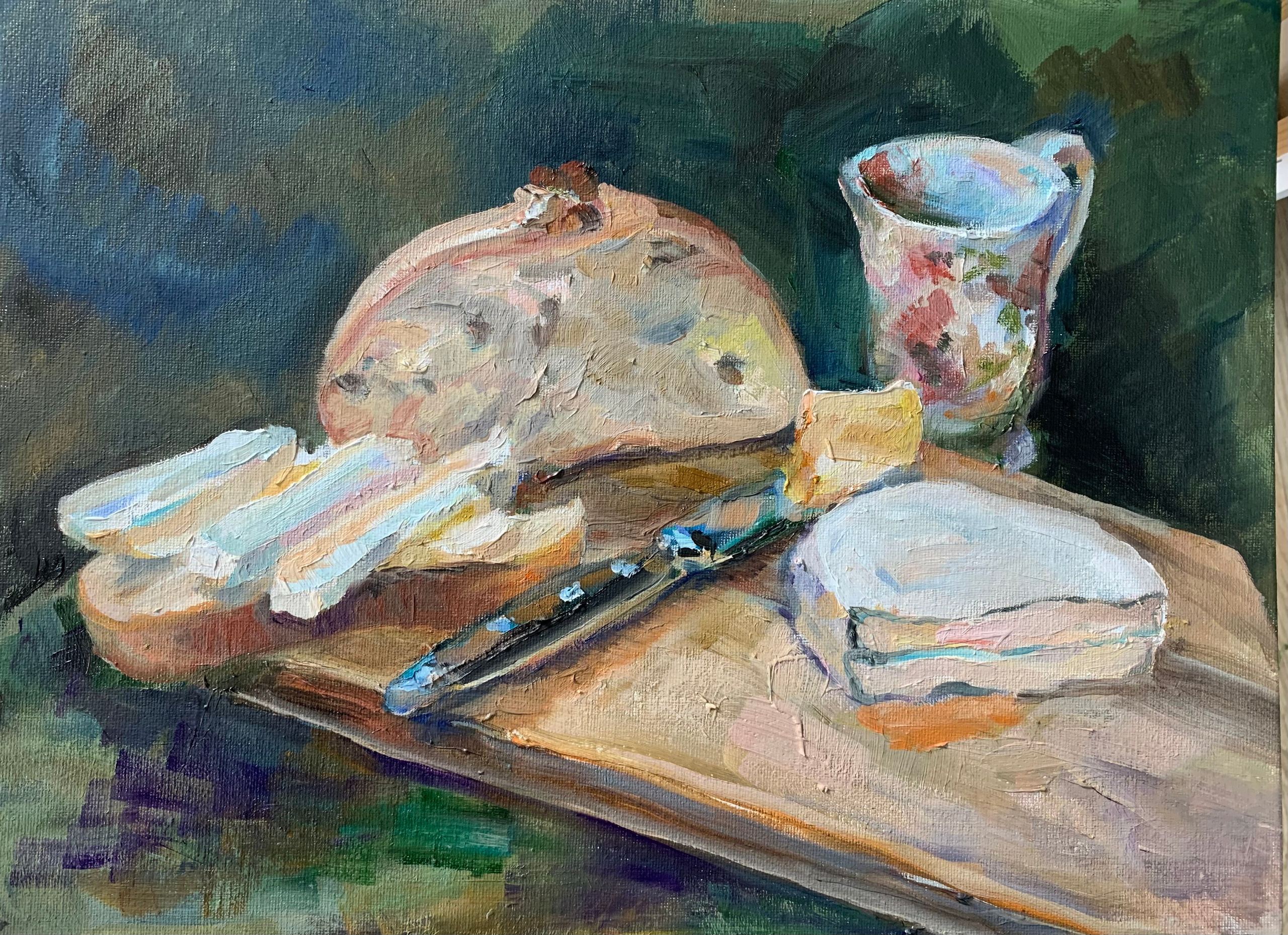 Завтрак с Француженкой 30х40 х-к-м 2022