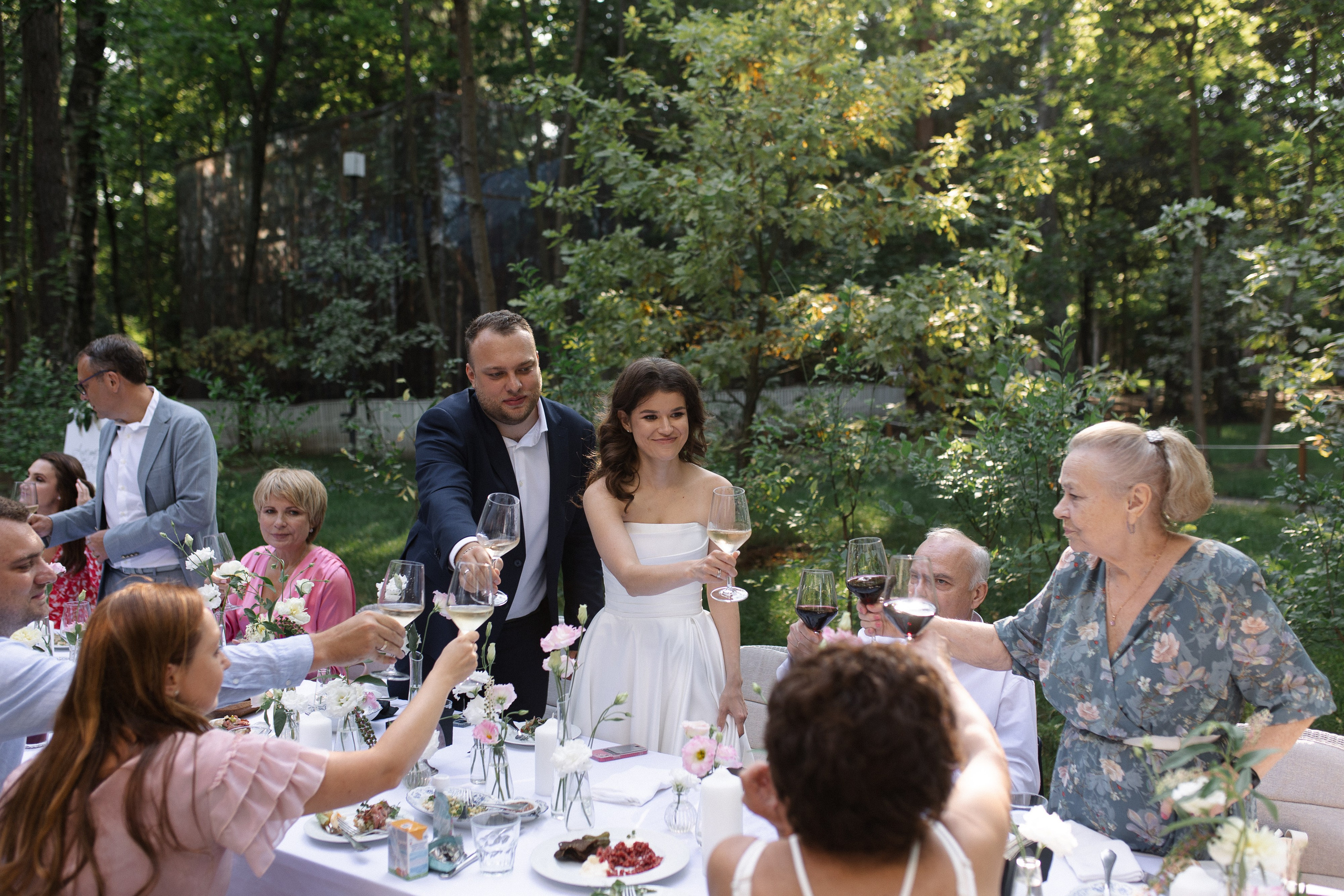 Регистрация в Гостином дворе, ужин в ресторане Библиотека в Переделкино. Свадебный фотограф в Москве Мария Крош