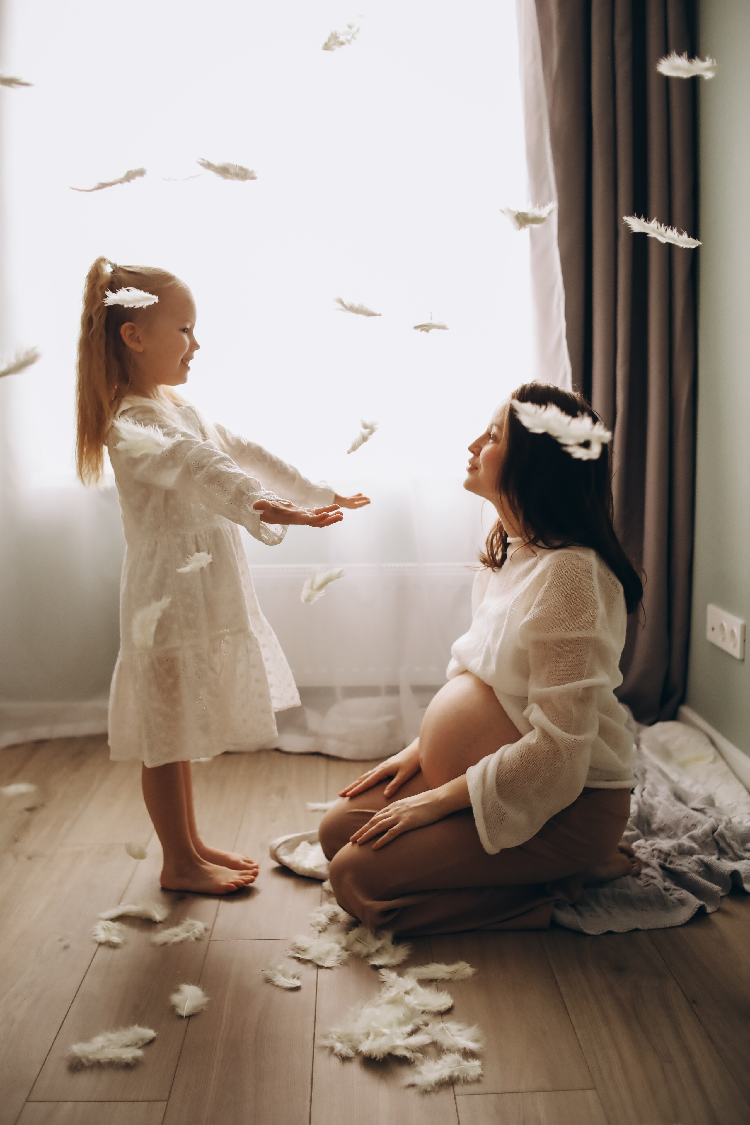 Ждём малыша с сестрой Настей. Phbyadel.wfolio.pro