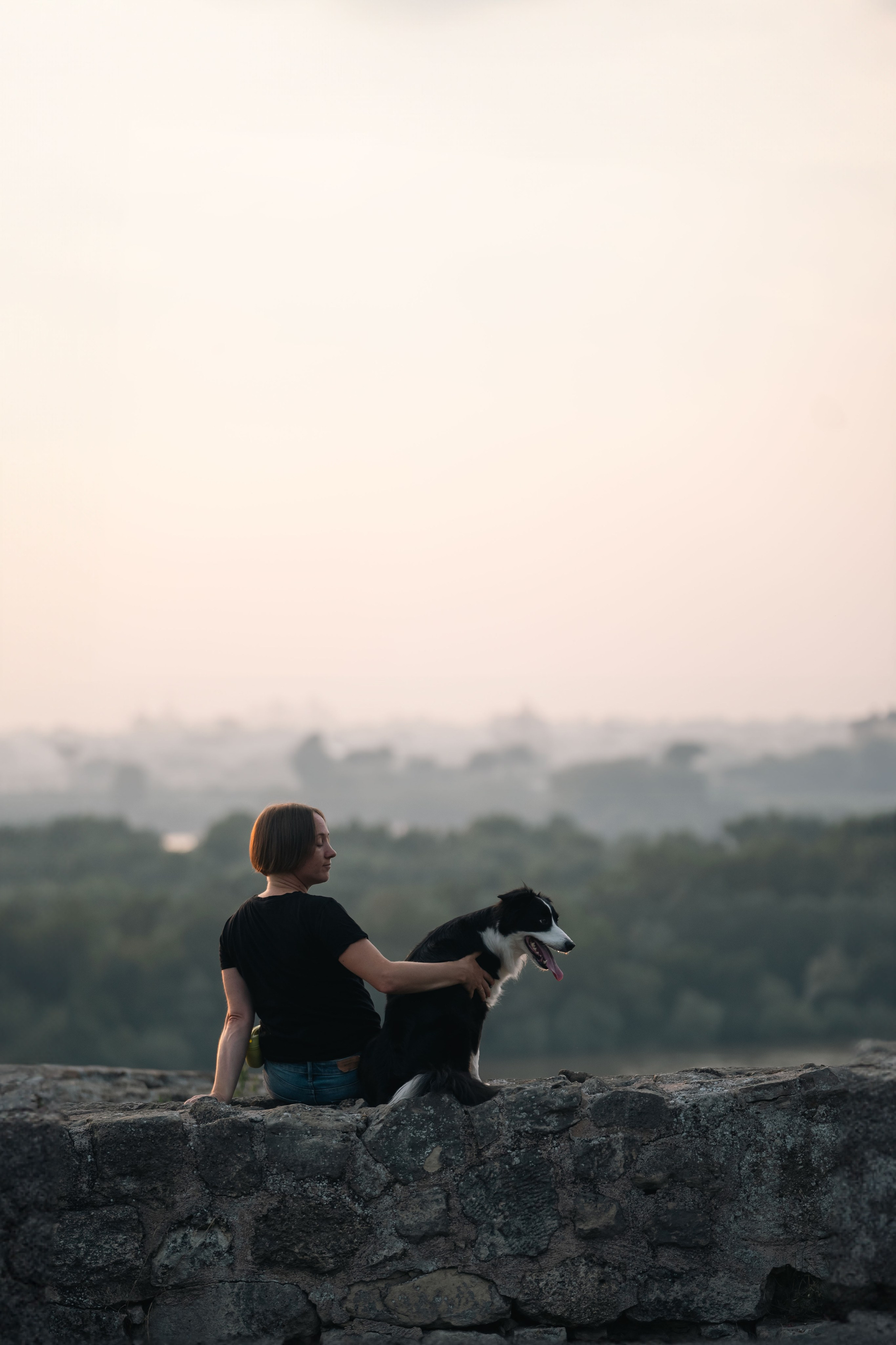 Белград, Калемегдан. Таня и Шегги. Фотограф анималист