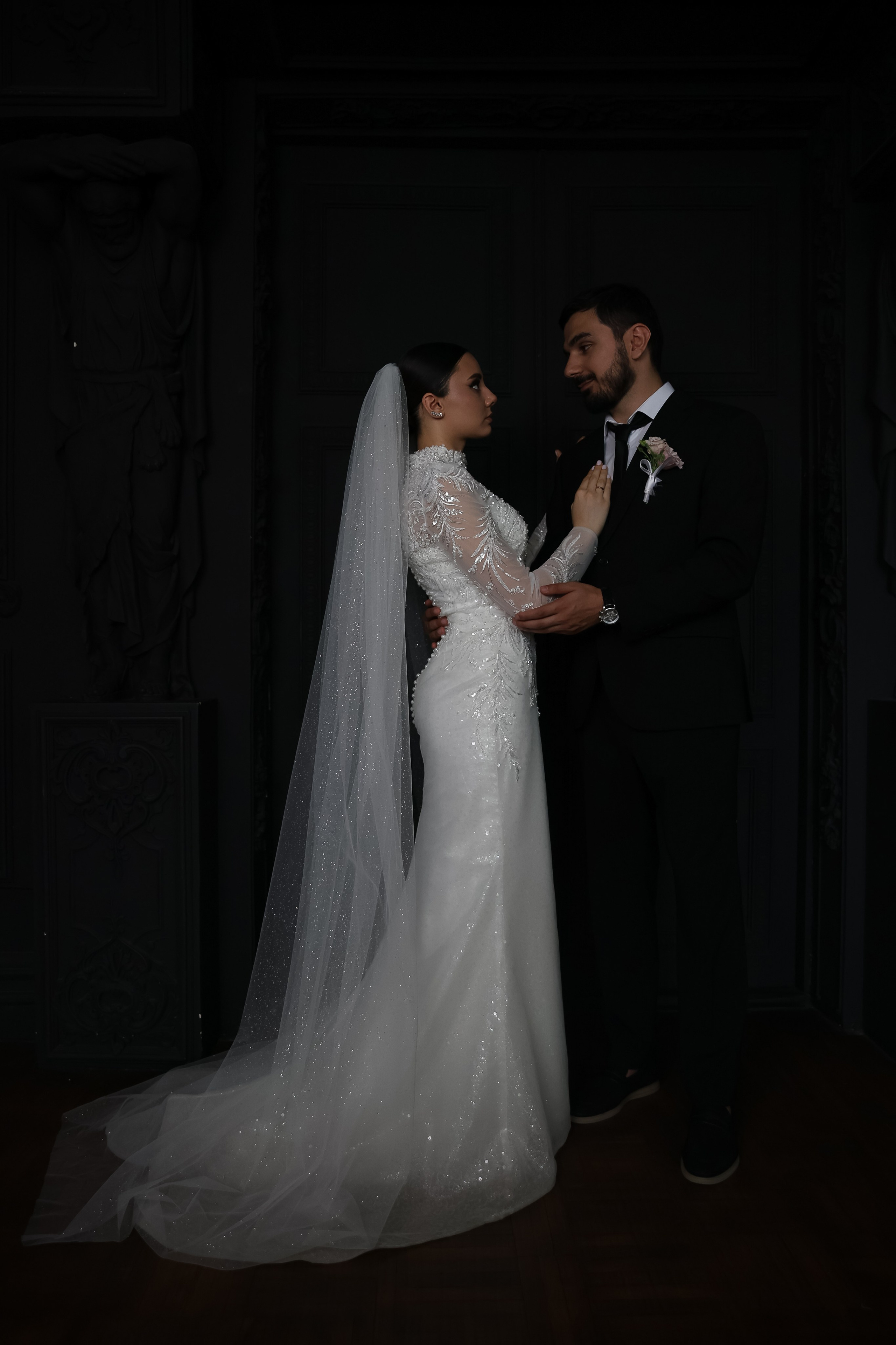 Свадебная фотосессия в фотостудии «Hram» 24.08.2024. Свадебный и семейный фотограф Виолетта Сидельникова. Краснодар, Россия, Беларусь, Европа