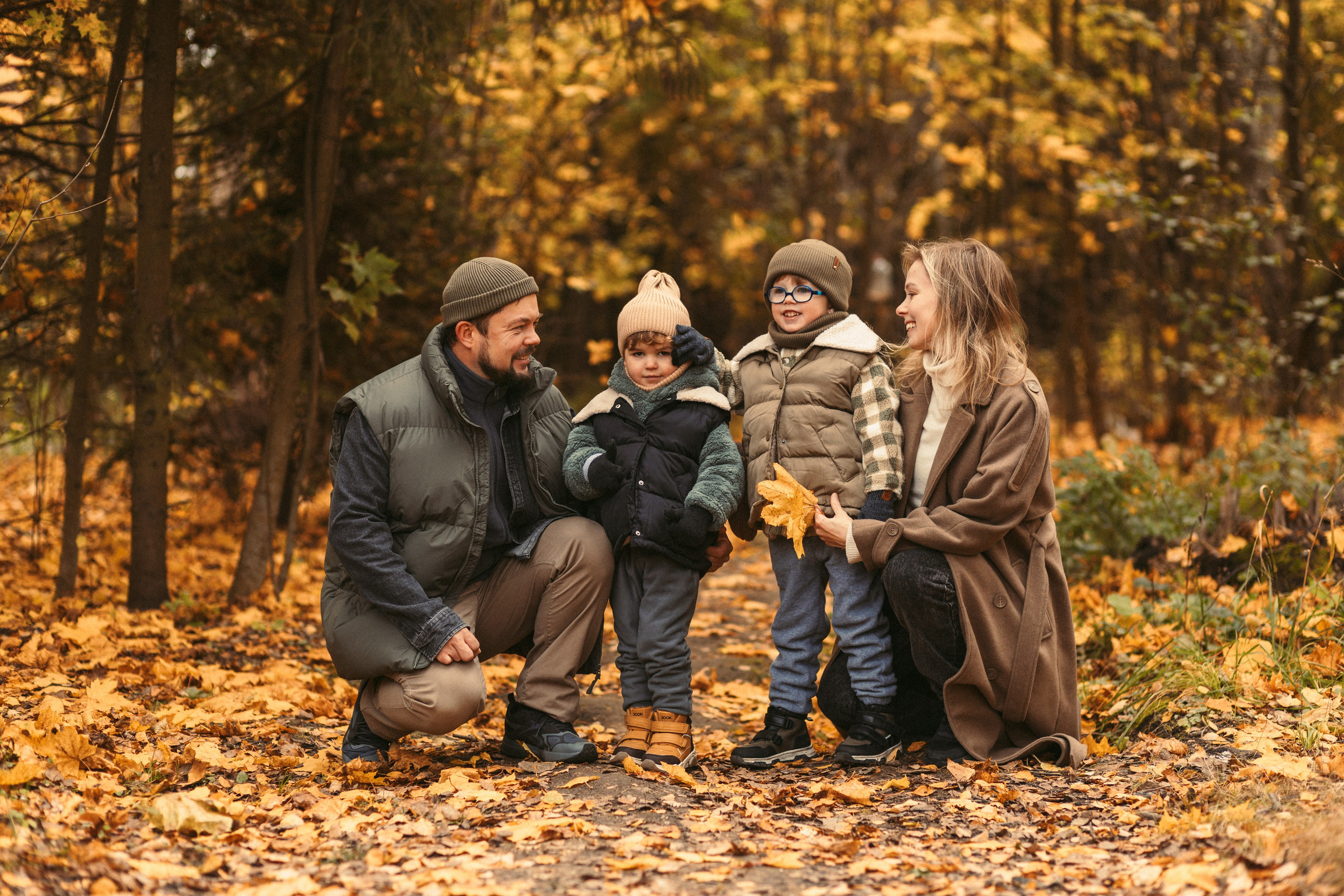 Маша, Игорь, Лева, Матвей. Семейный фотограф В Москве Александра Дейкун