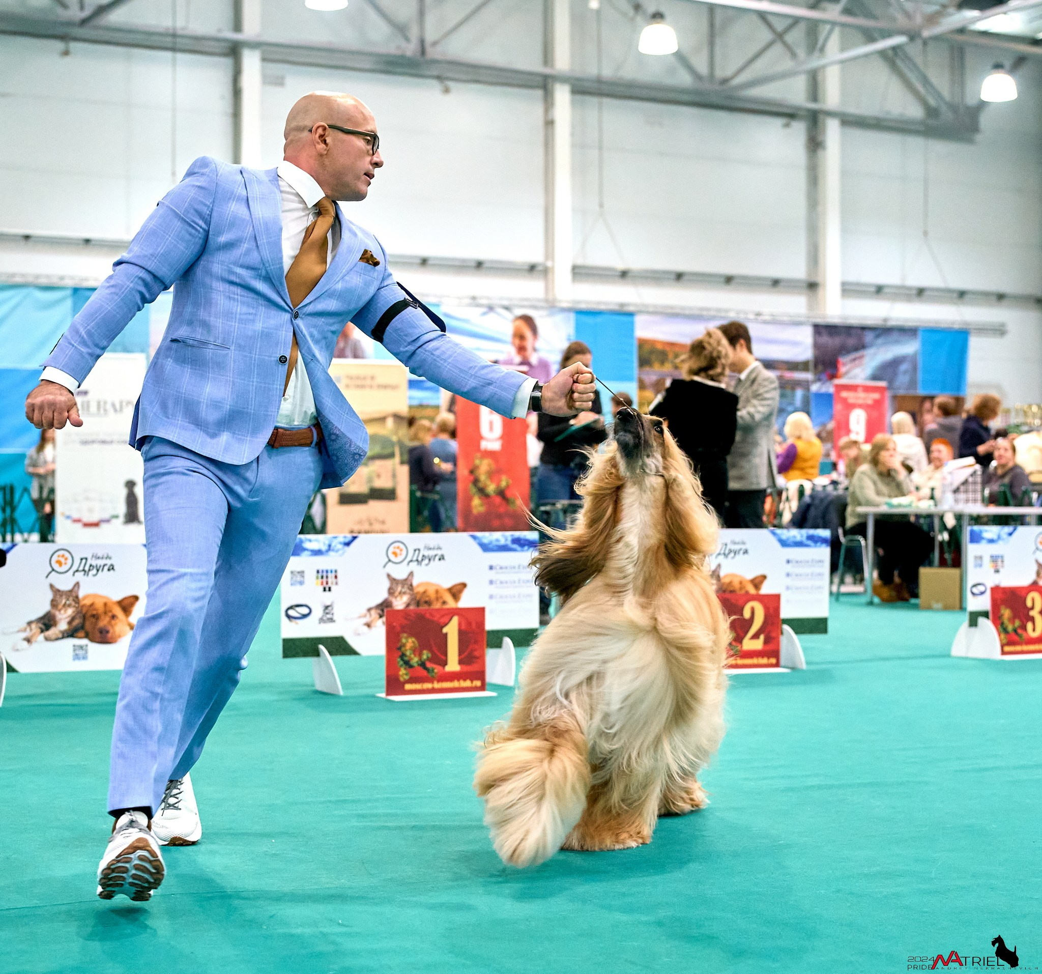 Съемка на выставке в Крокусе