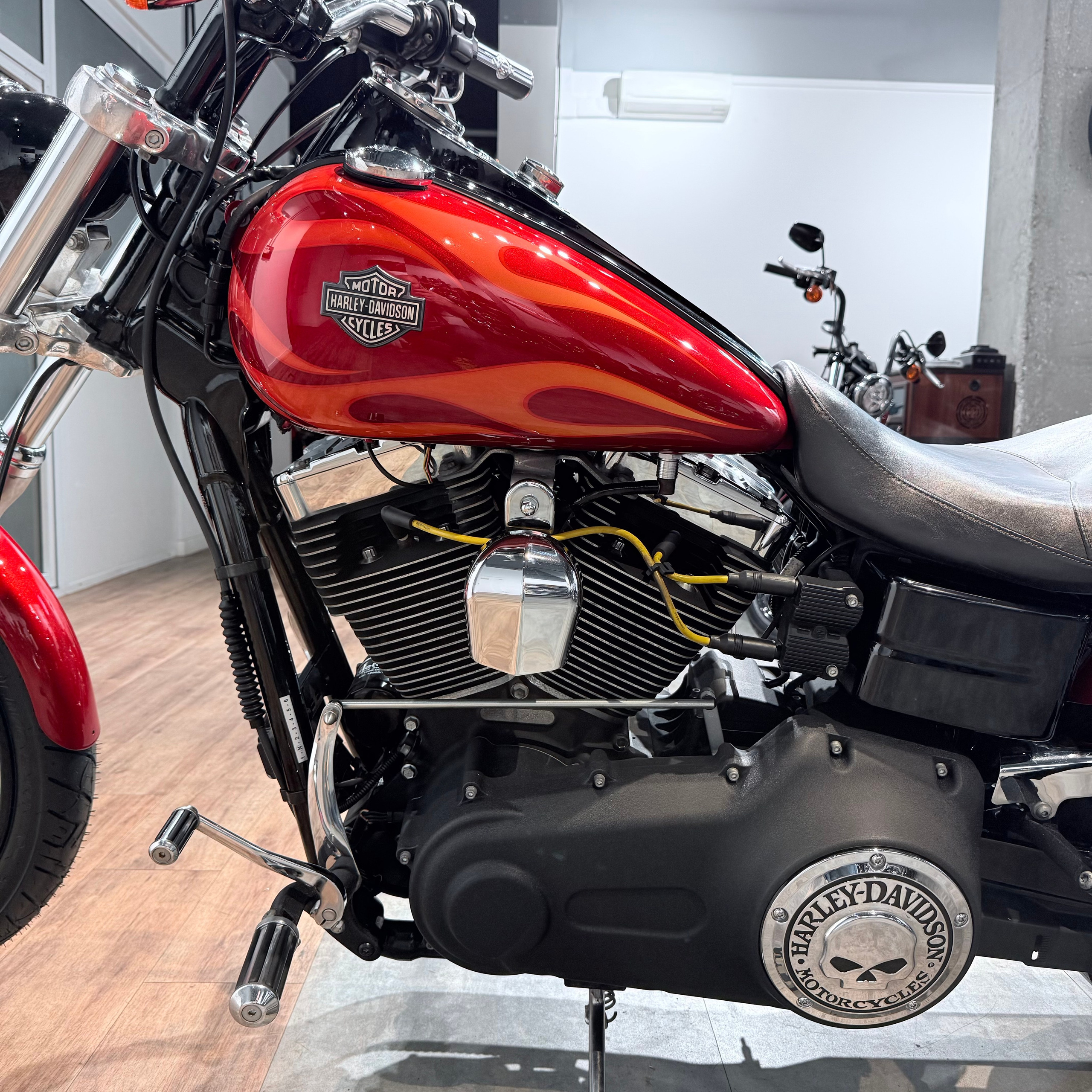 2012 Dyna Wide Glide 96 Red Оrаngе Flames. Hello Davidson, Москва. Только хорошие мотоциклы…