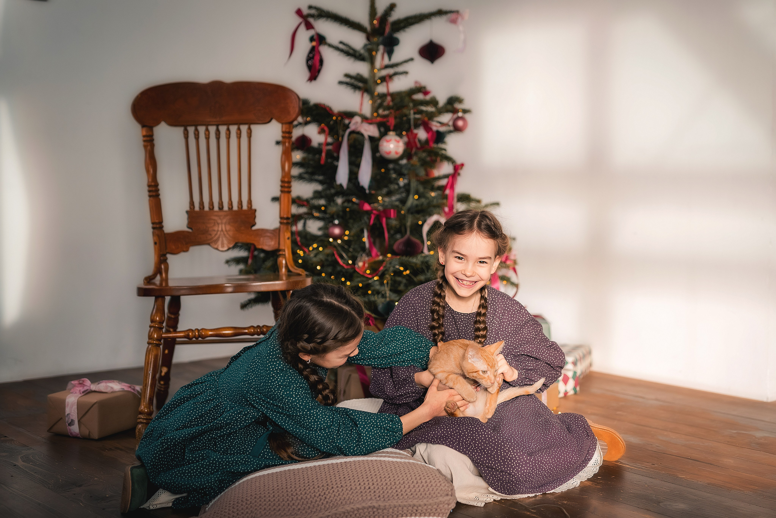 Рождественское утро. Семейный, детский фотограф в Воронеже Анна Никитина