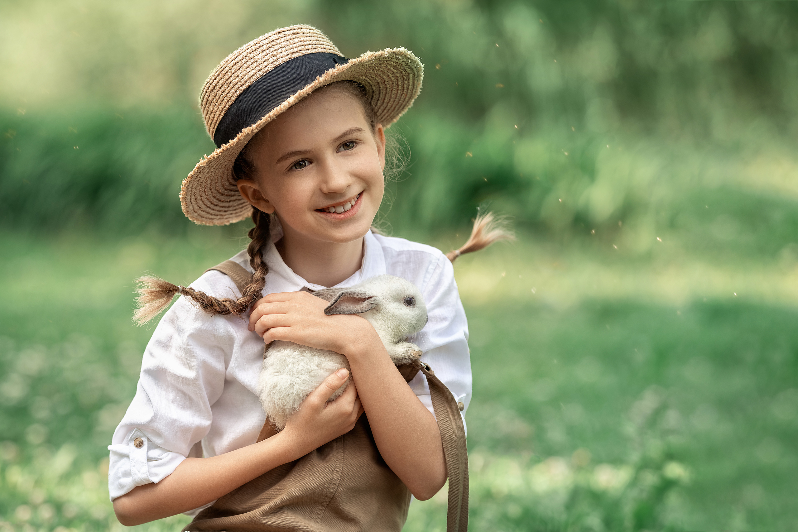 Детки с животными. Портфолио