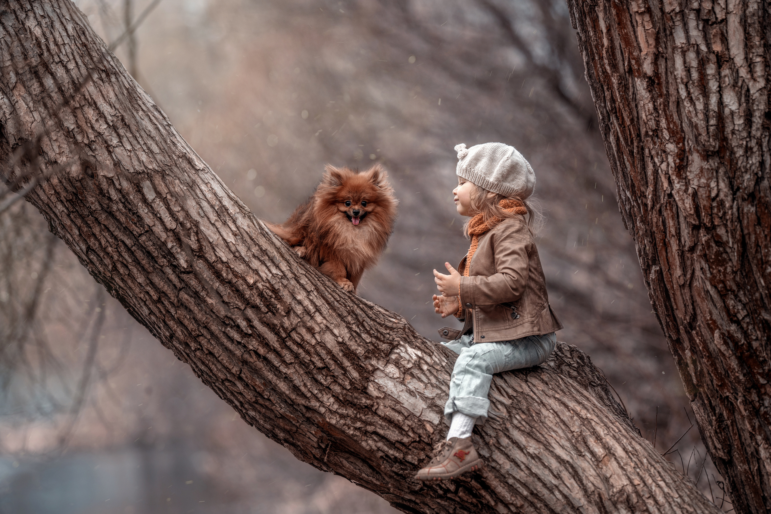 Детки с животными. Портфолио