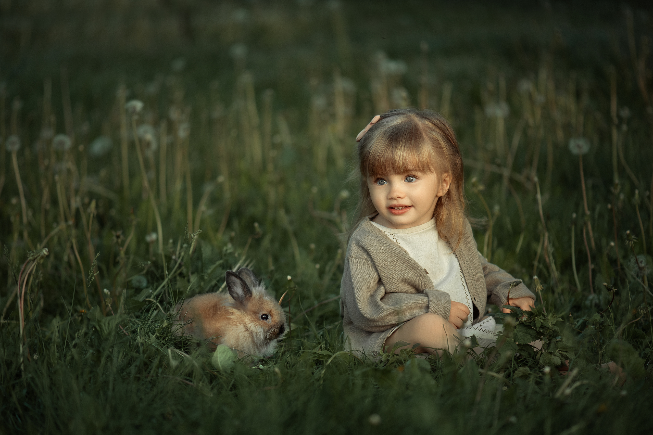 Детки с животными. Портфолио