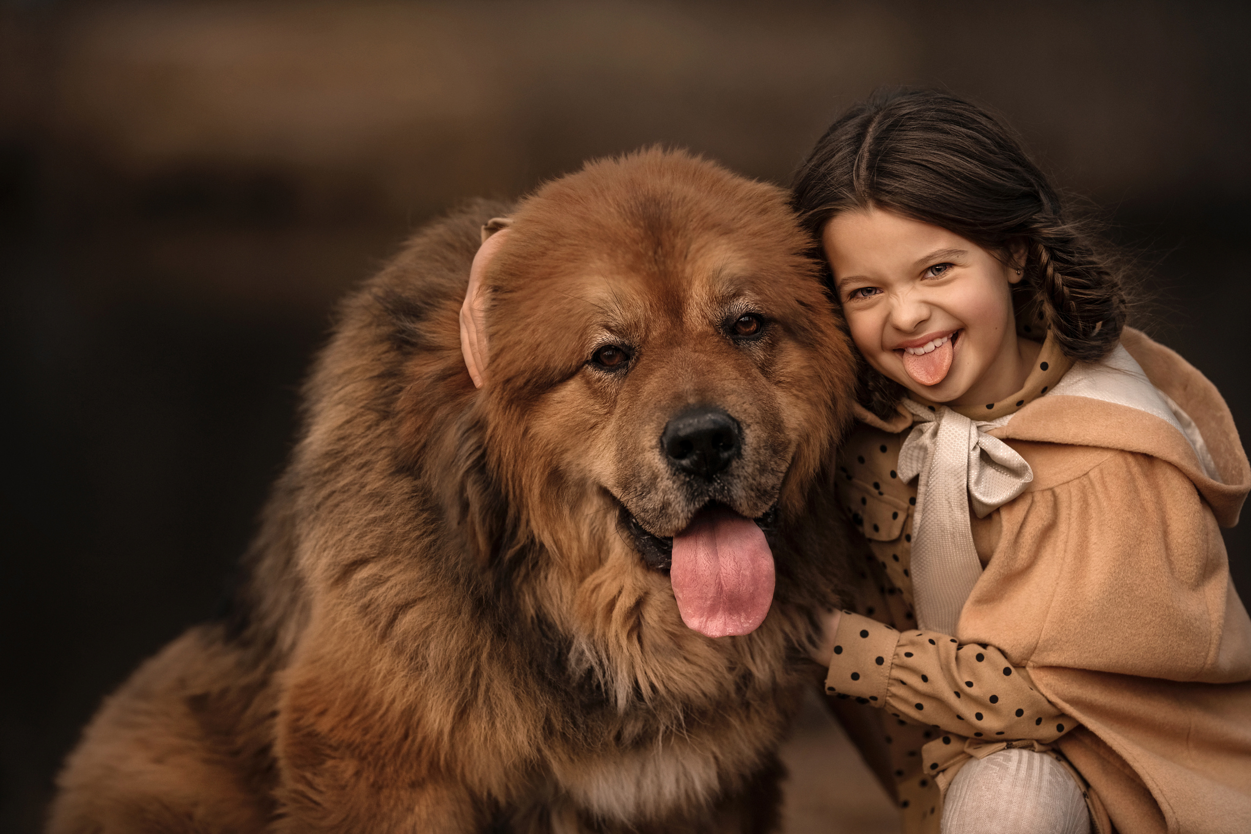 Детки с животными. Портфолио