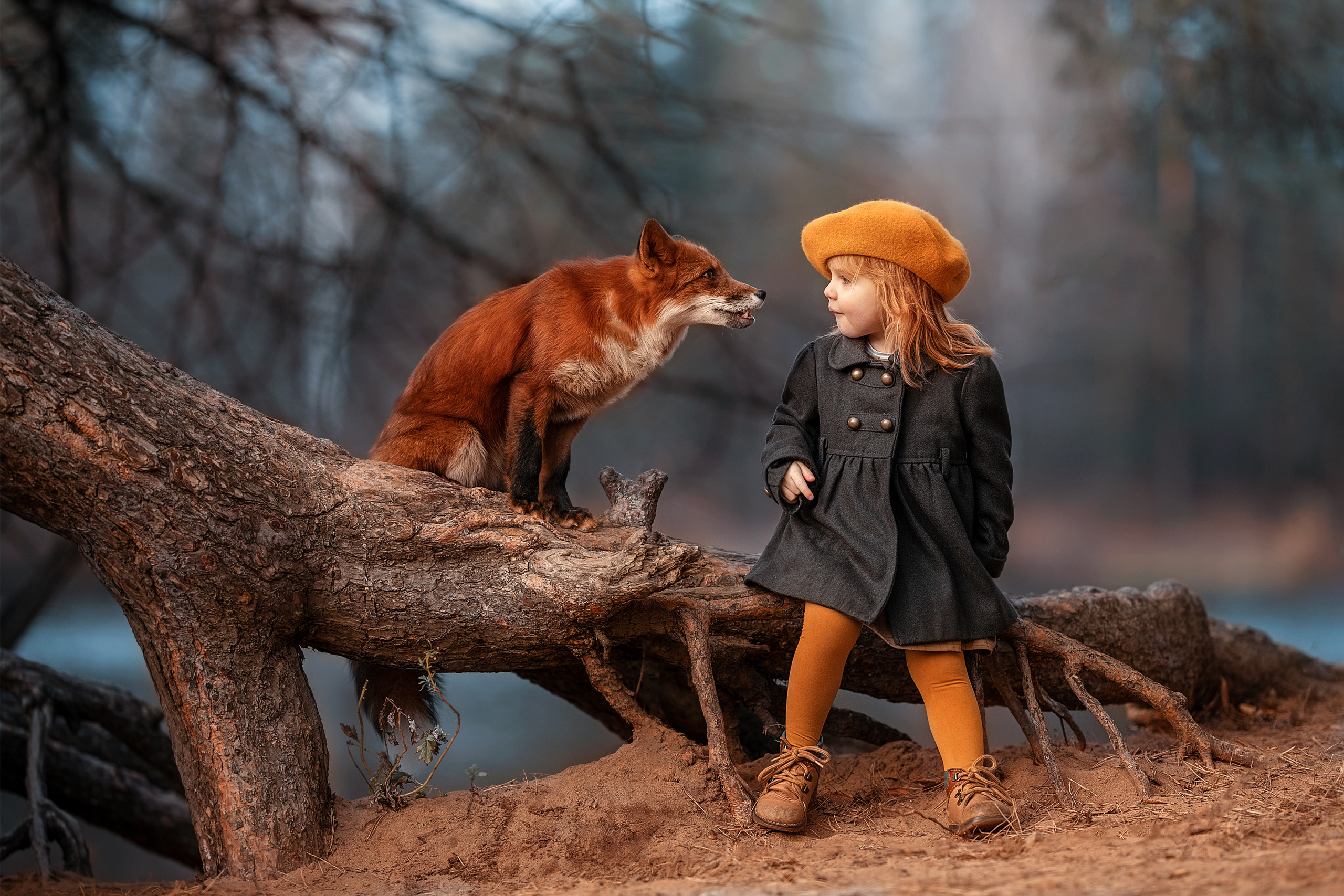 Детки с животными. Портфолио