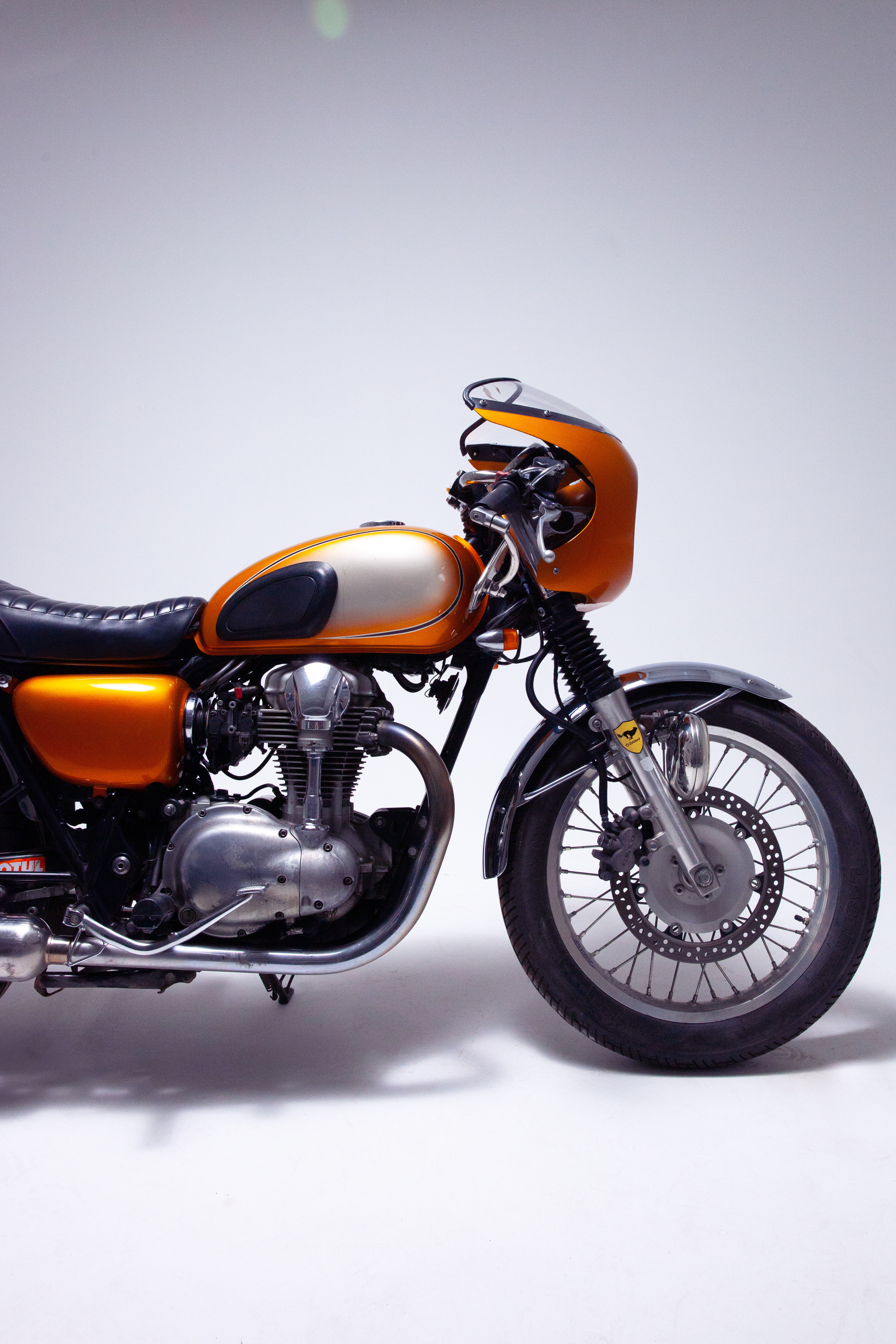 Kawasaki W800. Фотограф Женя Сальцын