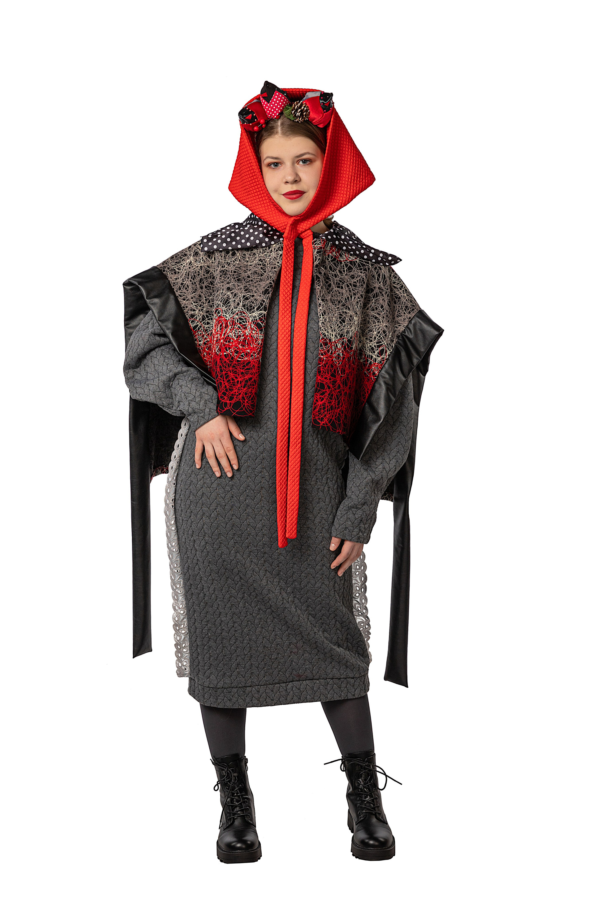 Коллекция «Снегири» школы дизайна одежды «Моделина». Фотограф Ирина Бобрешова. Коряжма