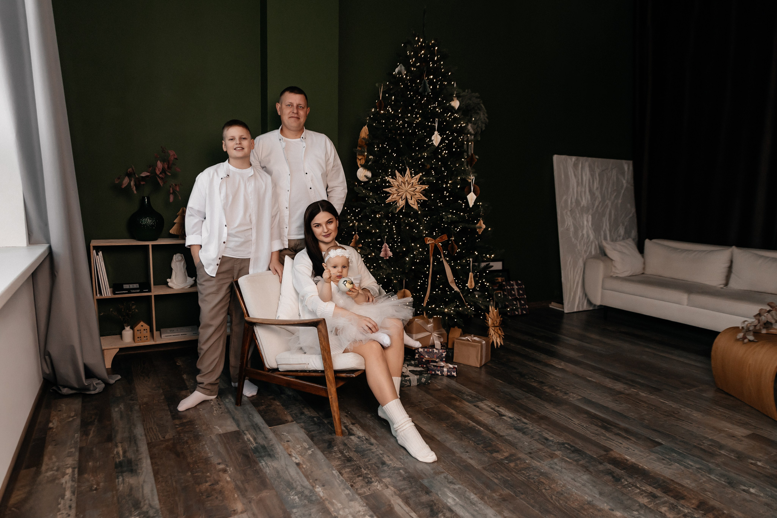 Новогодняя. Семейный фотограф Минск Усова Ольга
