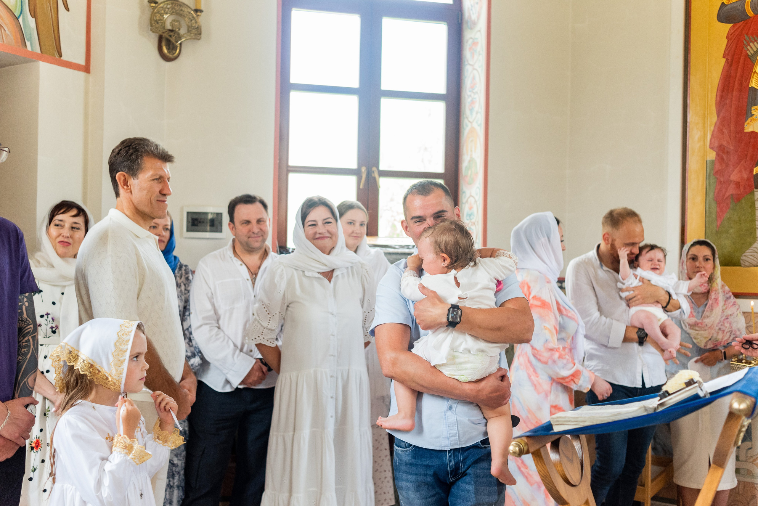 Крещение Ники. Фотограф Юлия Попова