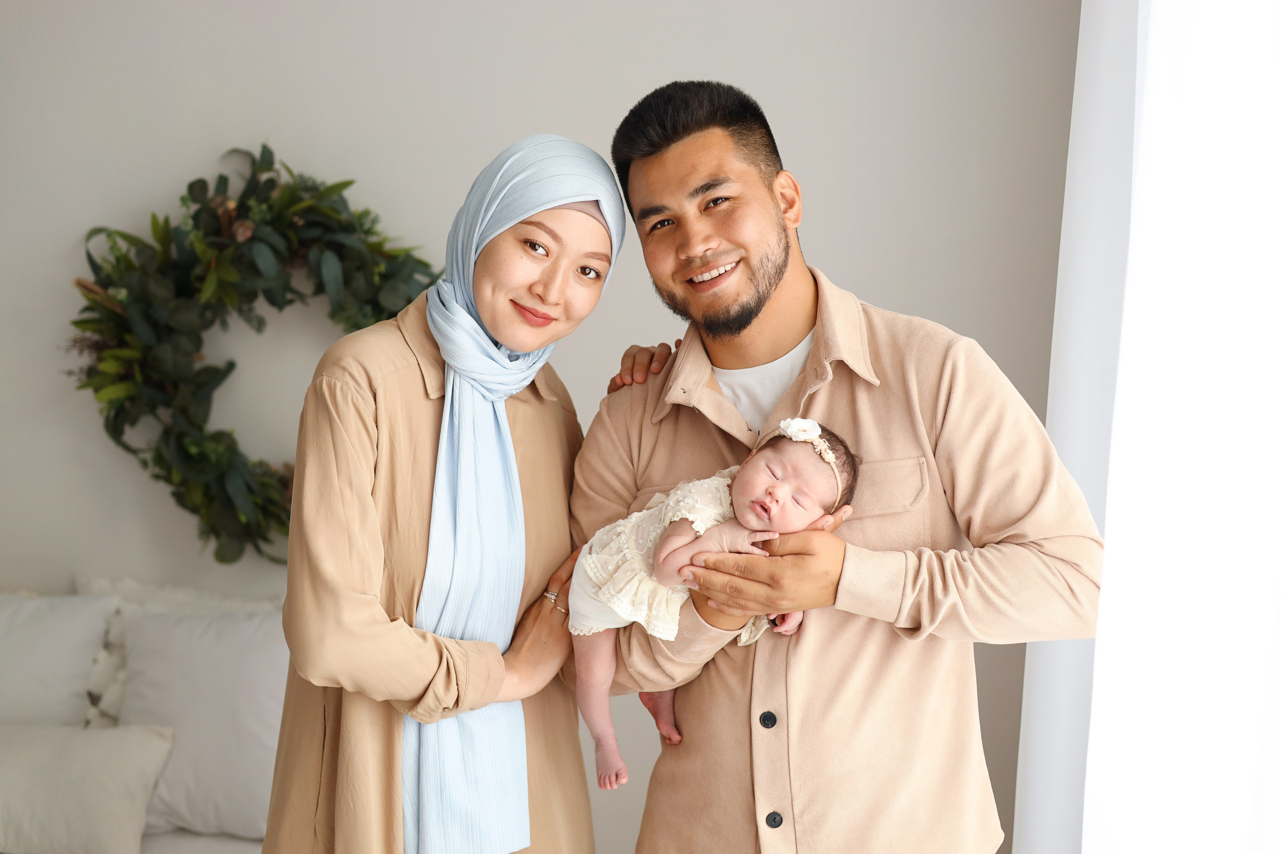 Ньюборн съемка Элины, творческий пакет. Фотограф новорожденных Москва. Ньюборн фотограф Москва