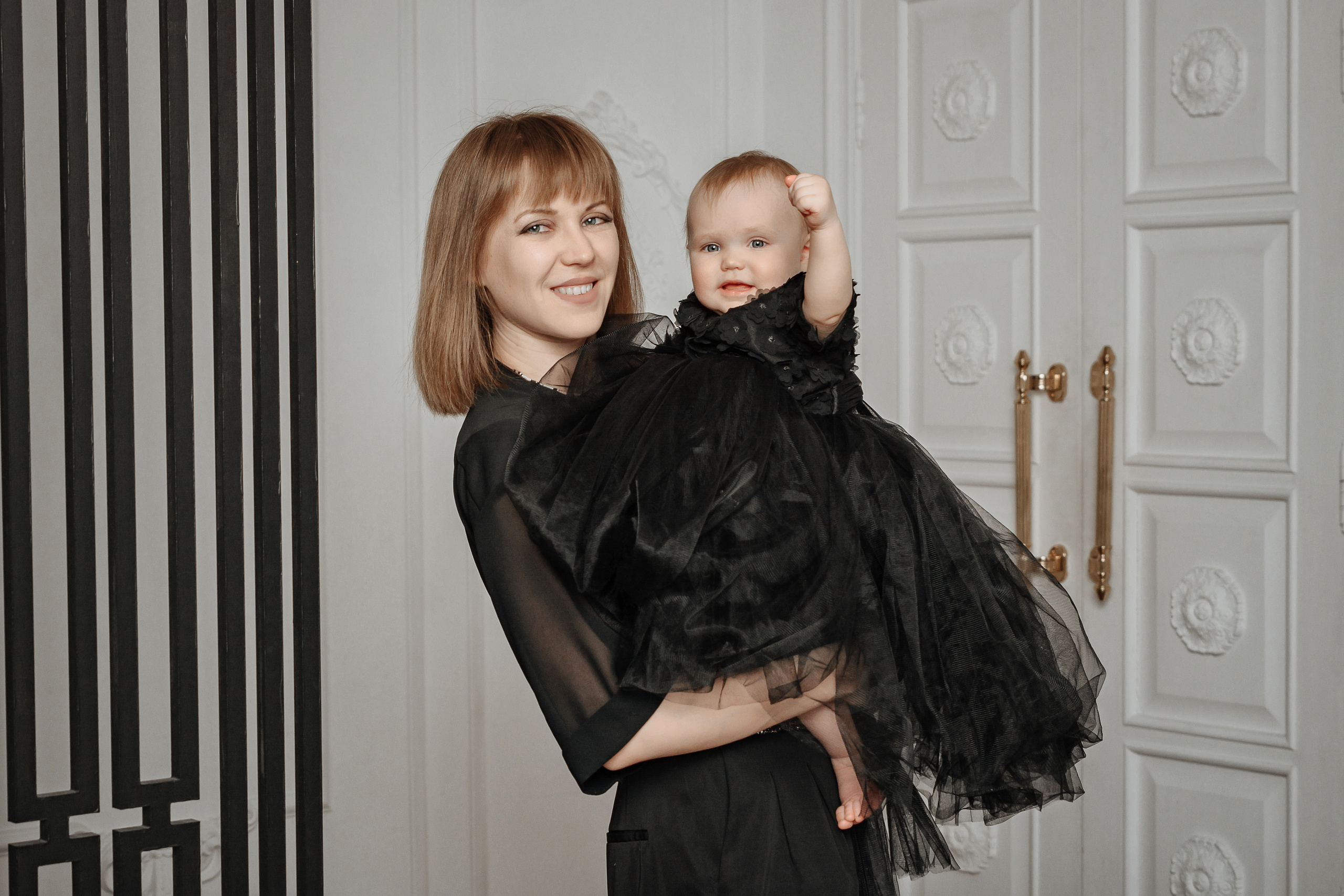 Семейная фотосессия для Ольги в фотостудии. Портретный фотограф в Санкт-Петербурге Дмитриева Наталия