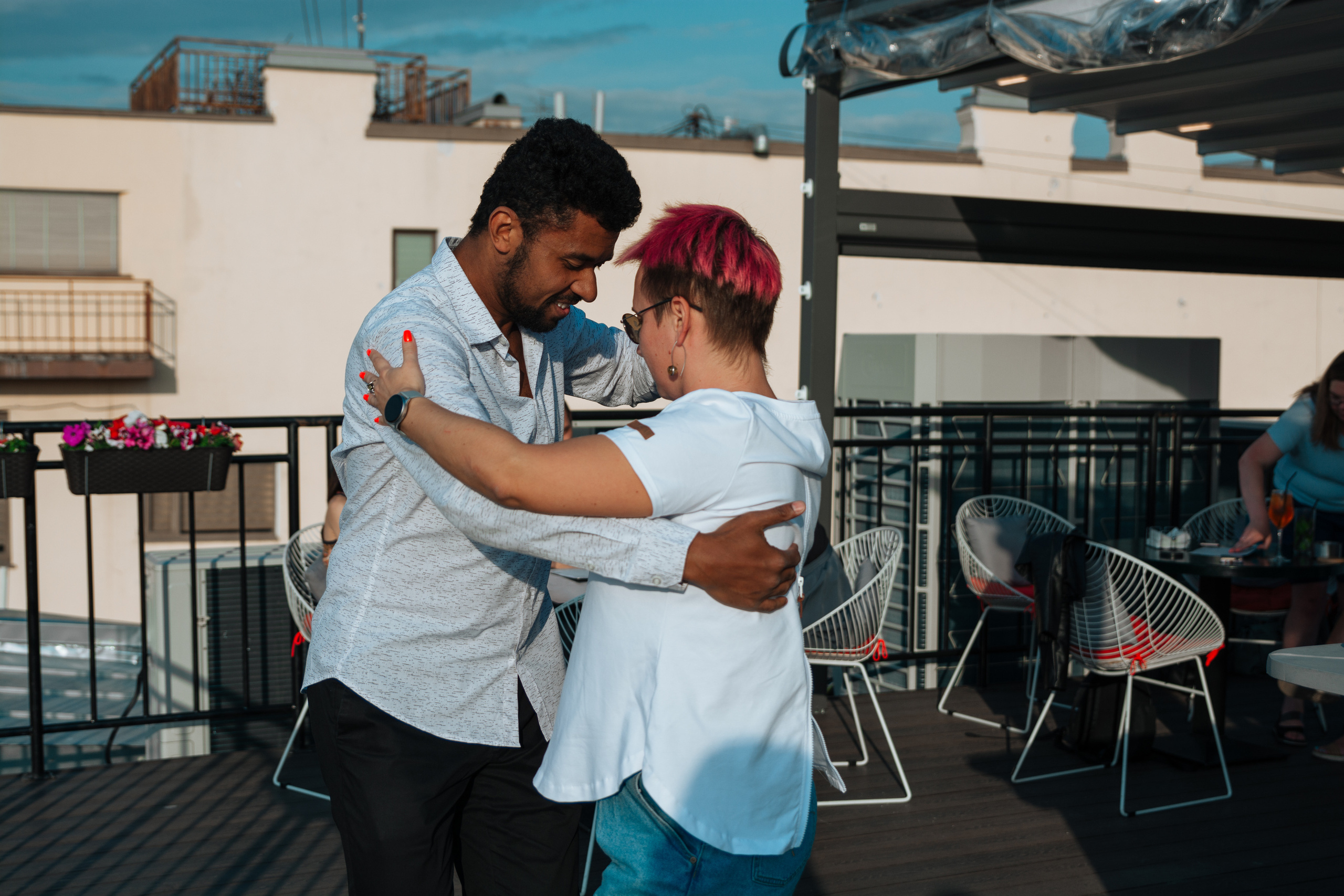 отель Оболенский Андрэ Атибайеба Ресторан L`eclat терраса танец бачата мастер-класс репортажная съёмка мероприятий