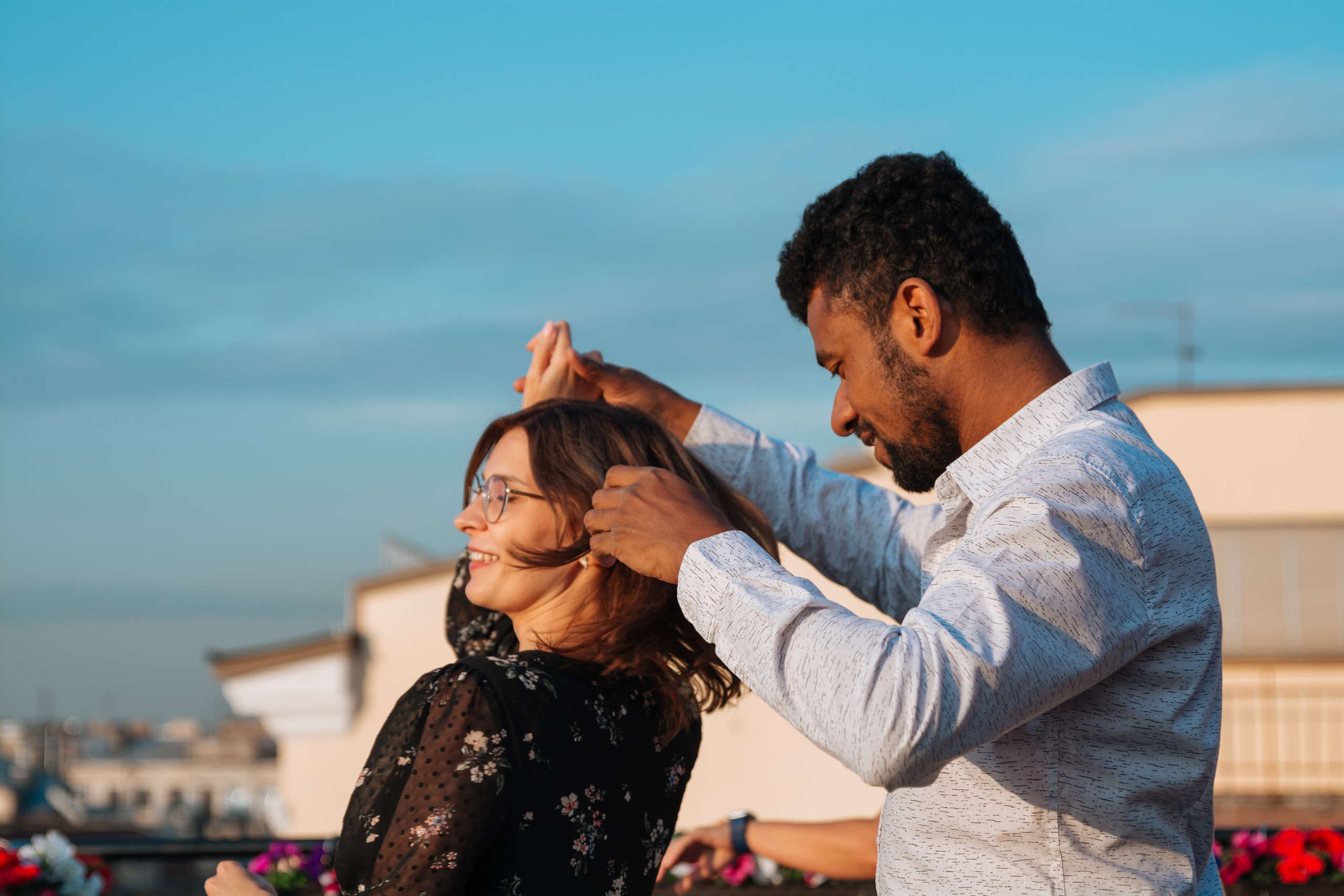 отель Оболенский Андрэ Атибайеба Ресторан L`eclat терраса танец бачата мастер-класс репортажная съёмка мероприятий