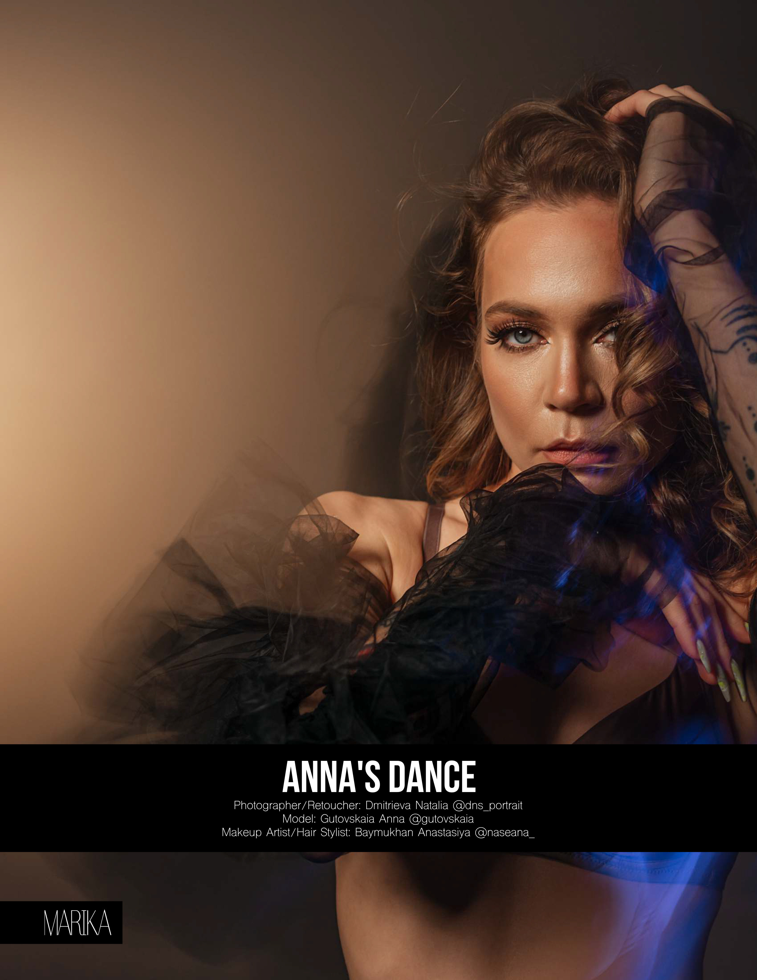 MARIKA MAGAZINE Anna's dance. Портретный фотограф в Санкт-Петербурге Дмитриева Наталия