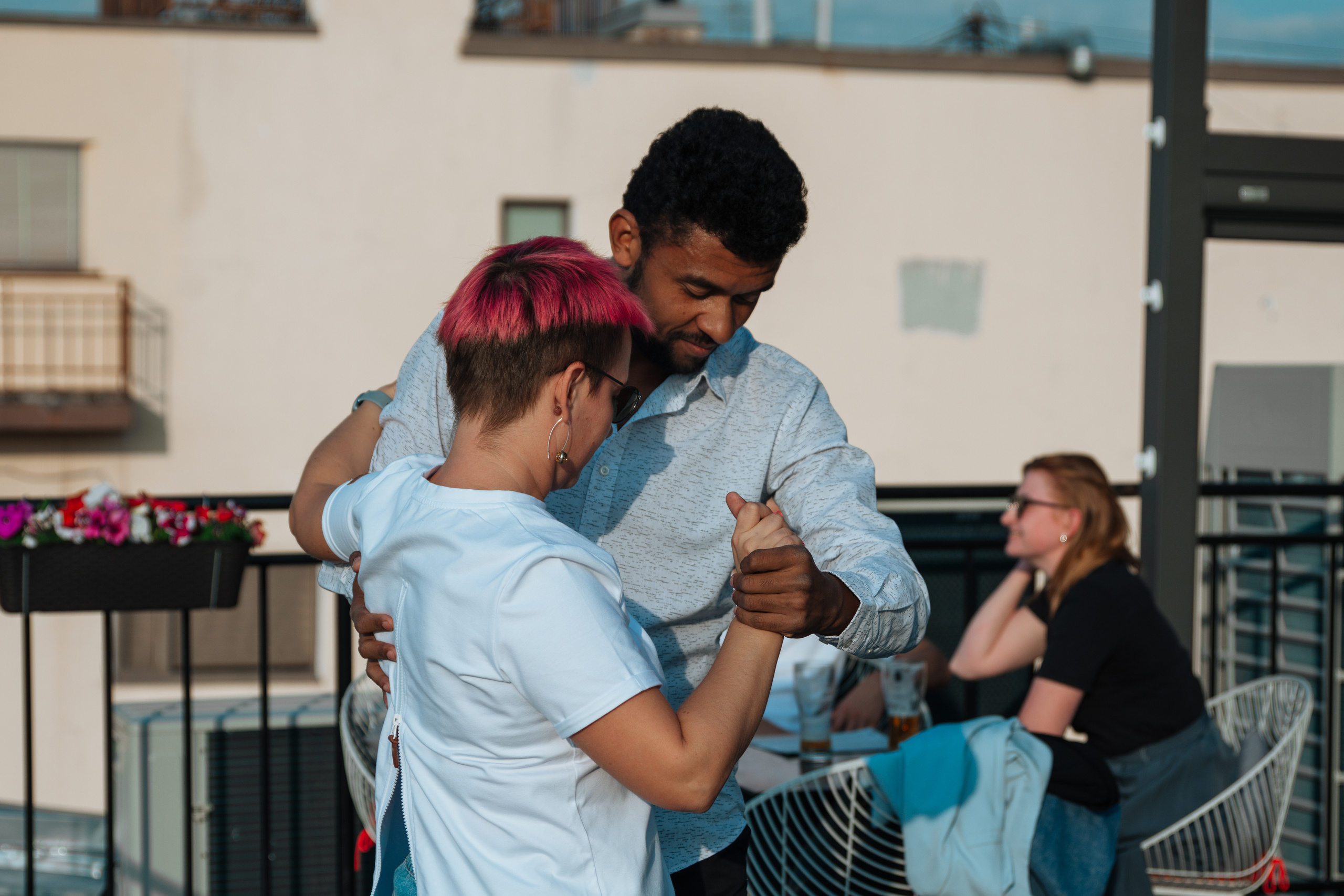 отель Оболенский Андрэ Атибайеба Ресторан L`eclat терраса танец бачата мастер-класс репортажная съёмка мероприятий