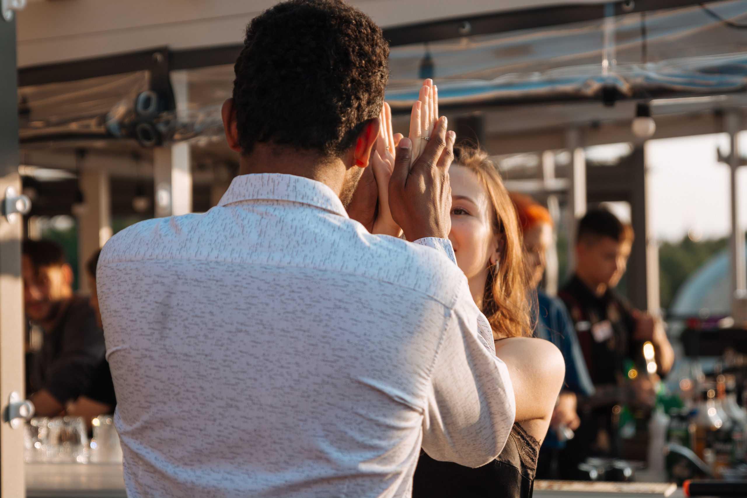 отель Оболенский Андрэ Атибайеба Ресторан L`eclat терраса танец бачата мастер-класс репортажная съёмка мероприятий