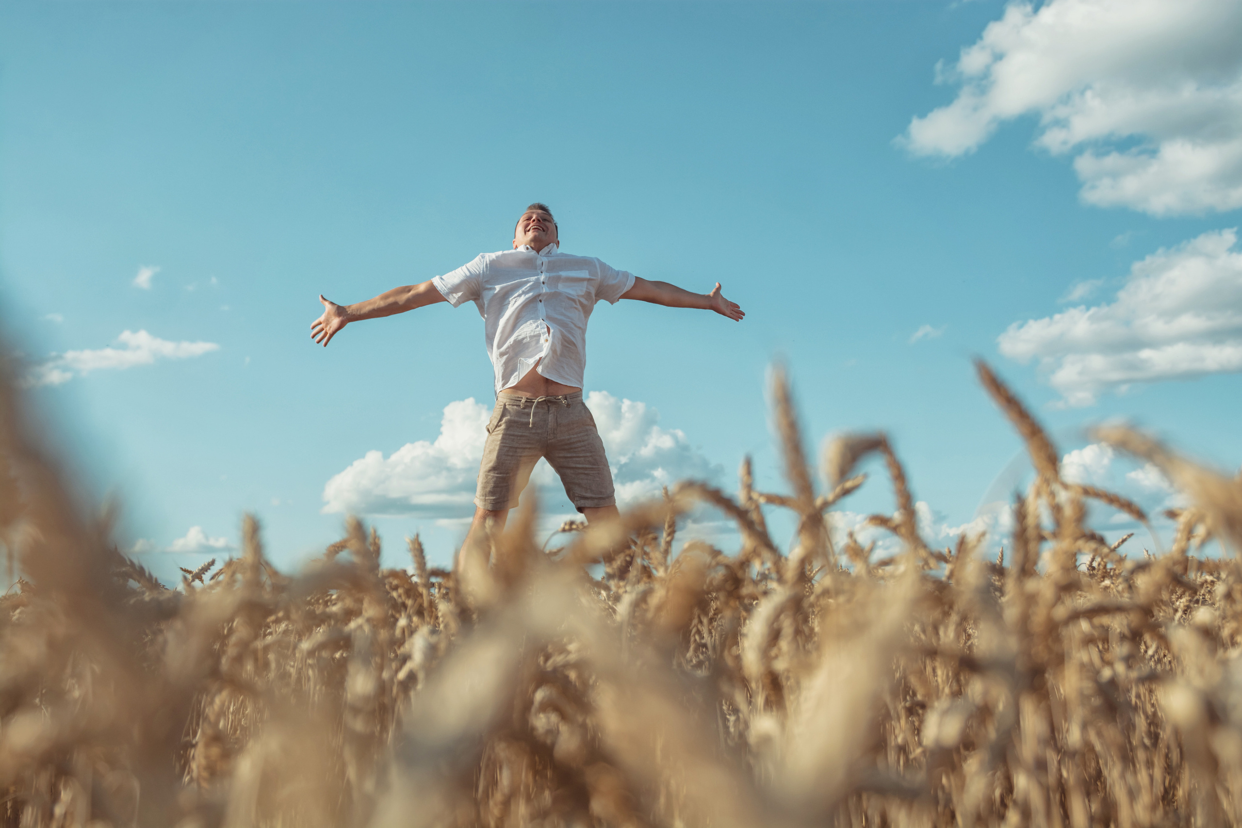 Анна и Александр. Семейная фотосессия в поле. Портретный фотограф в Санкт-Петербурге Дмитриева Наталия