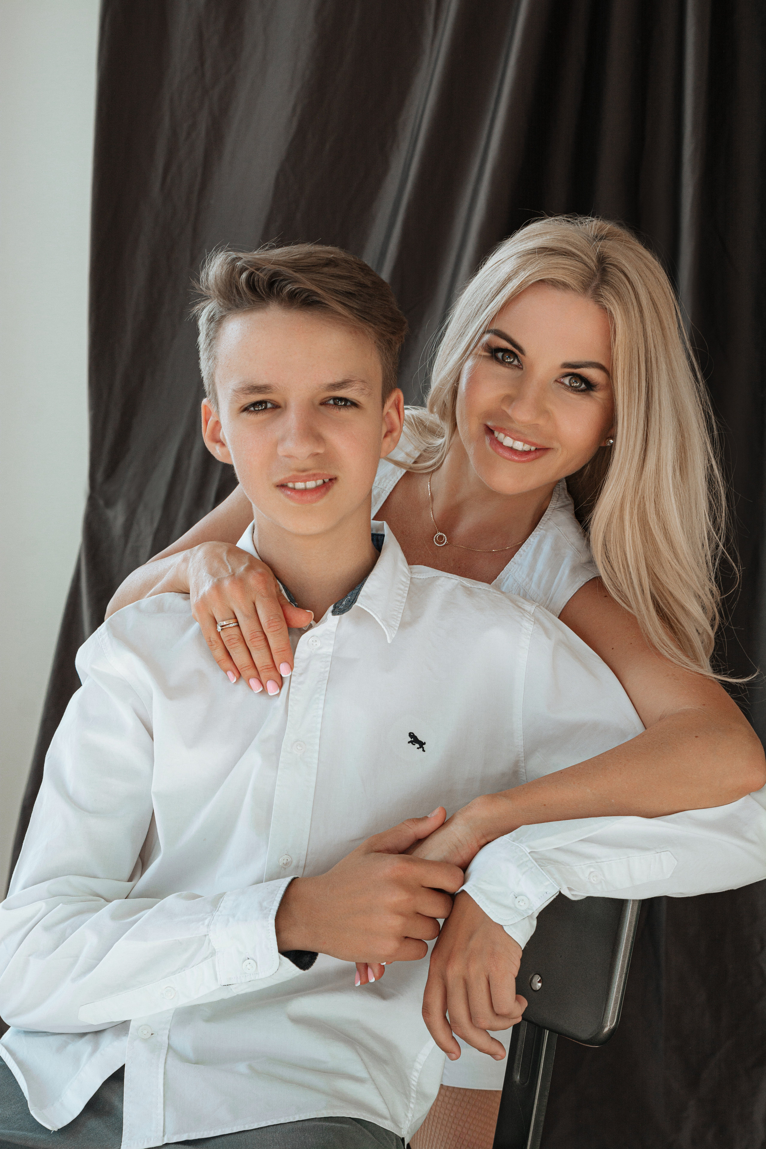 Мария и Алексей, фотосессия в студии. Портретный фотограф в Санкт-Петербурге Дмитриева Наталия