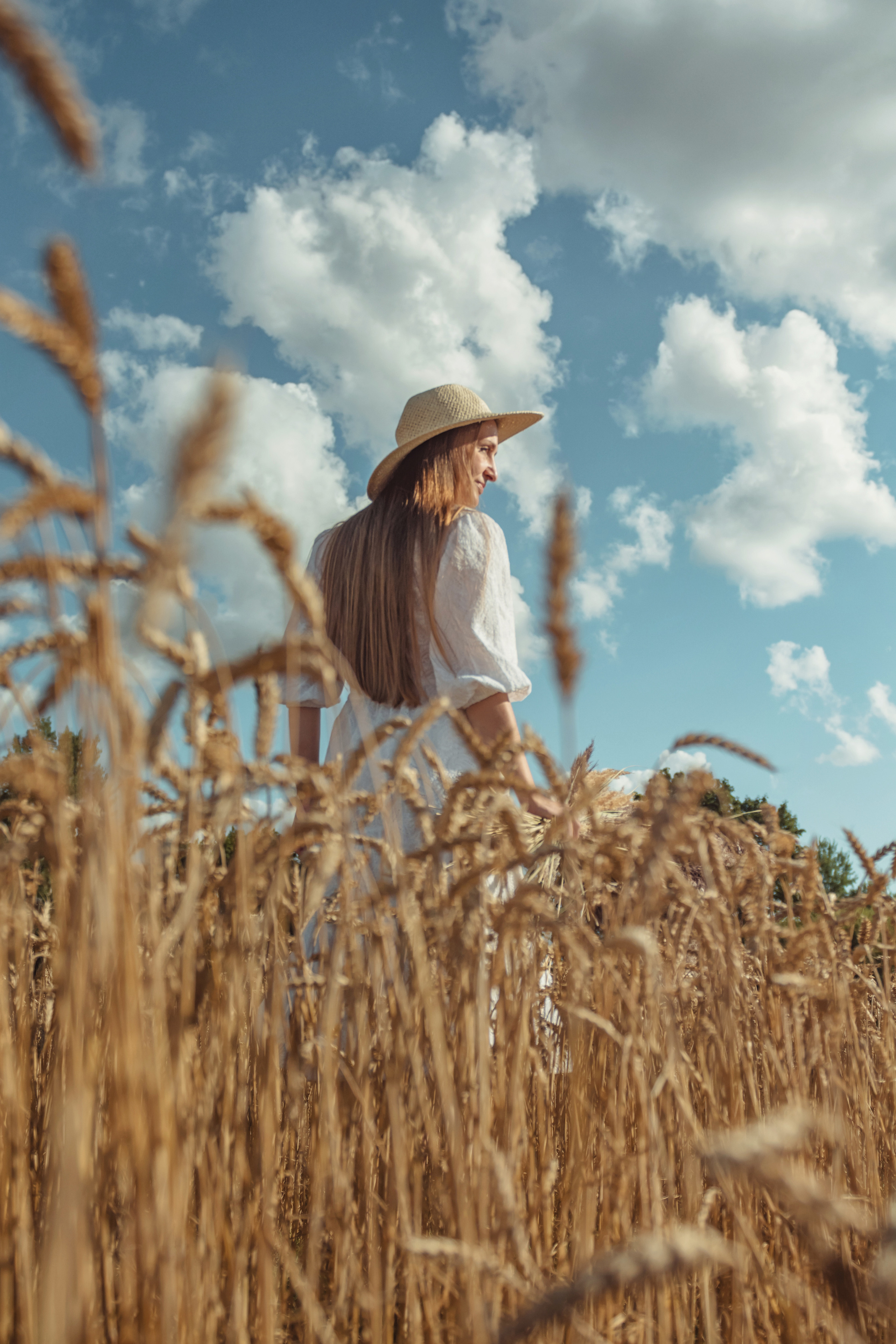 Анна и Александр. Семейная фотосессия в поле. Портретный фотограф в Санкт-Петербурге Дмитриева Наталия