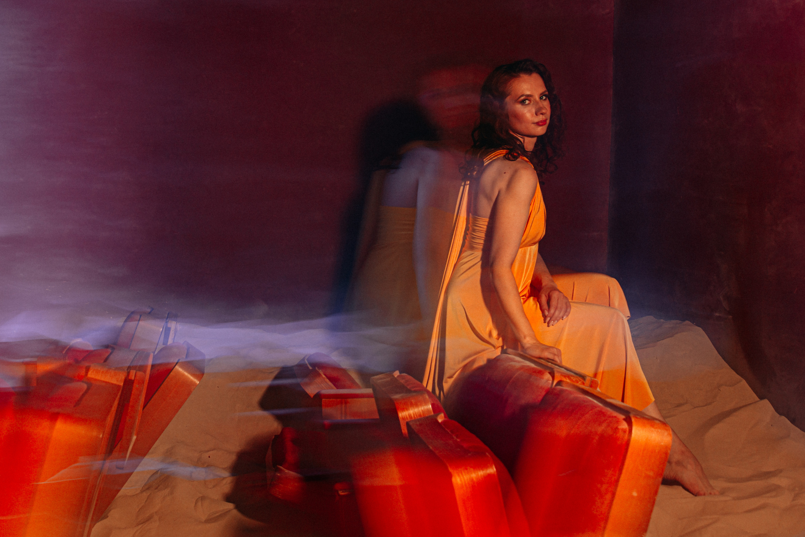 Оксана. Фотосессия в песках. Портретный фотограф в Санкт-Петербурге Дмитриева Наталия