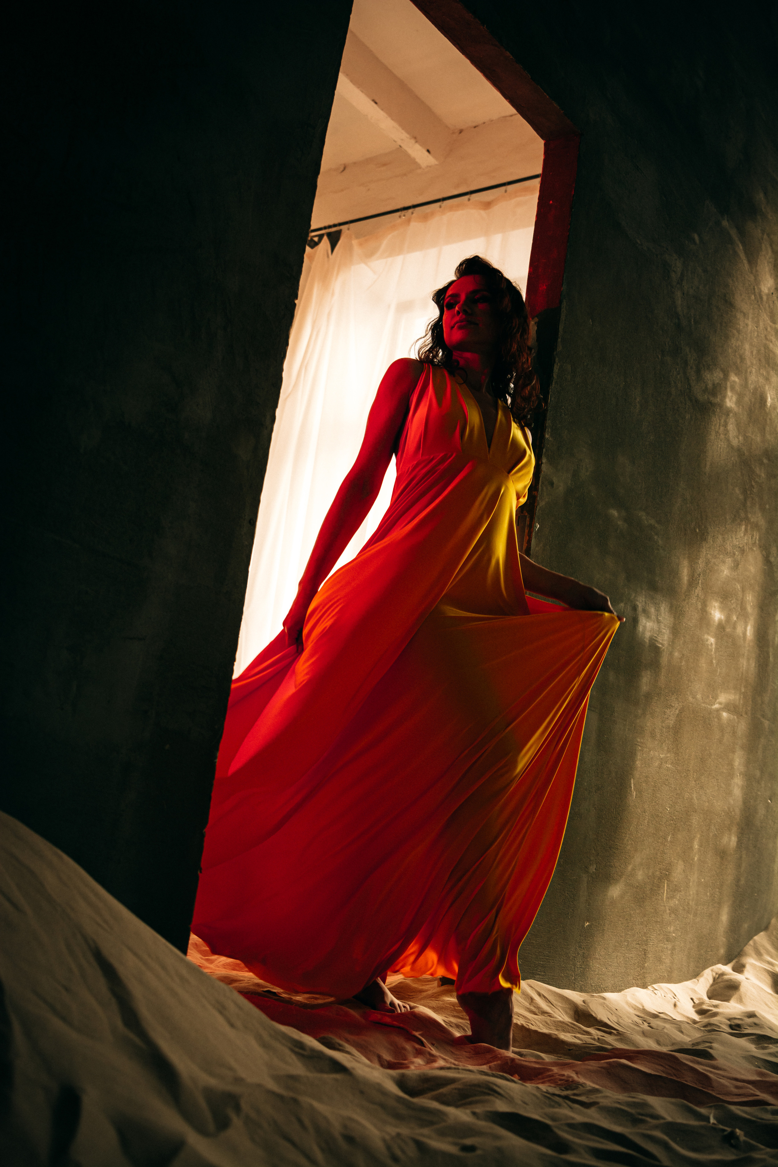 Оксана. Фотосессия в песках. Портретный фотограф в Санкт-Петербурге Дмитриева Наталия