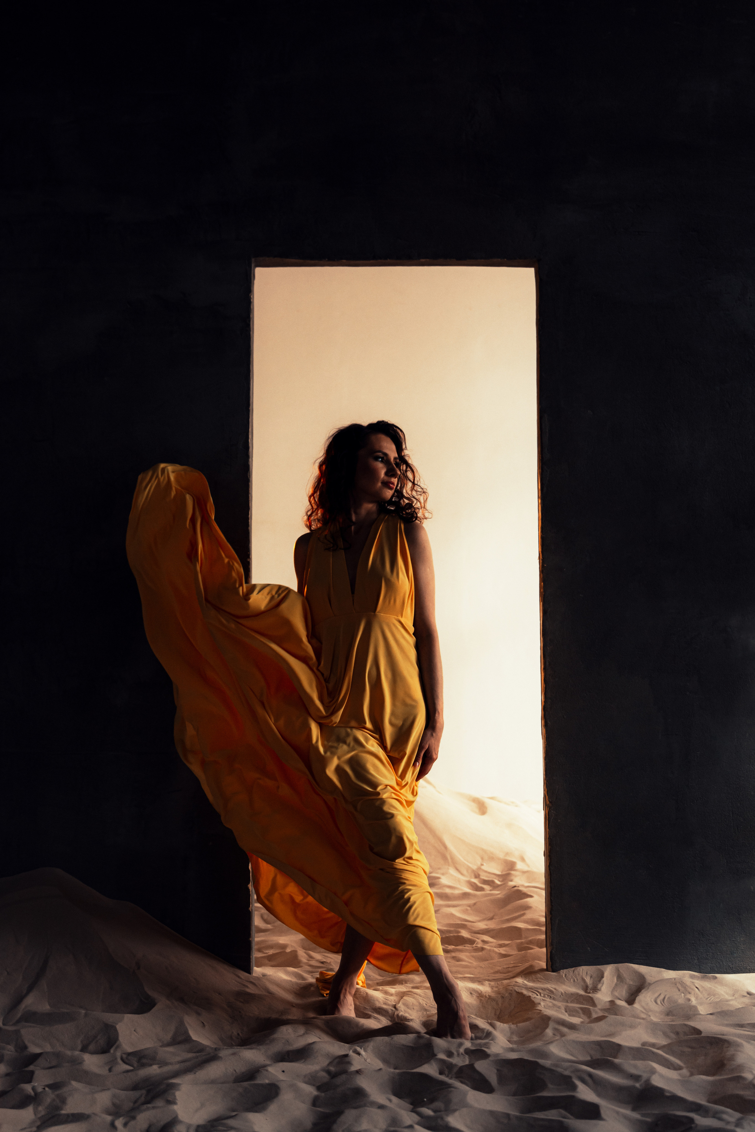 Оксана. Фотосессия в песках. Портретный фотограф в Санкт-Петербурге Дмитриева Наталия