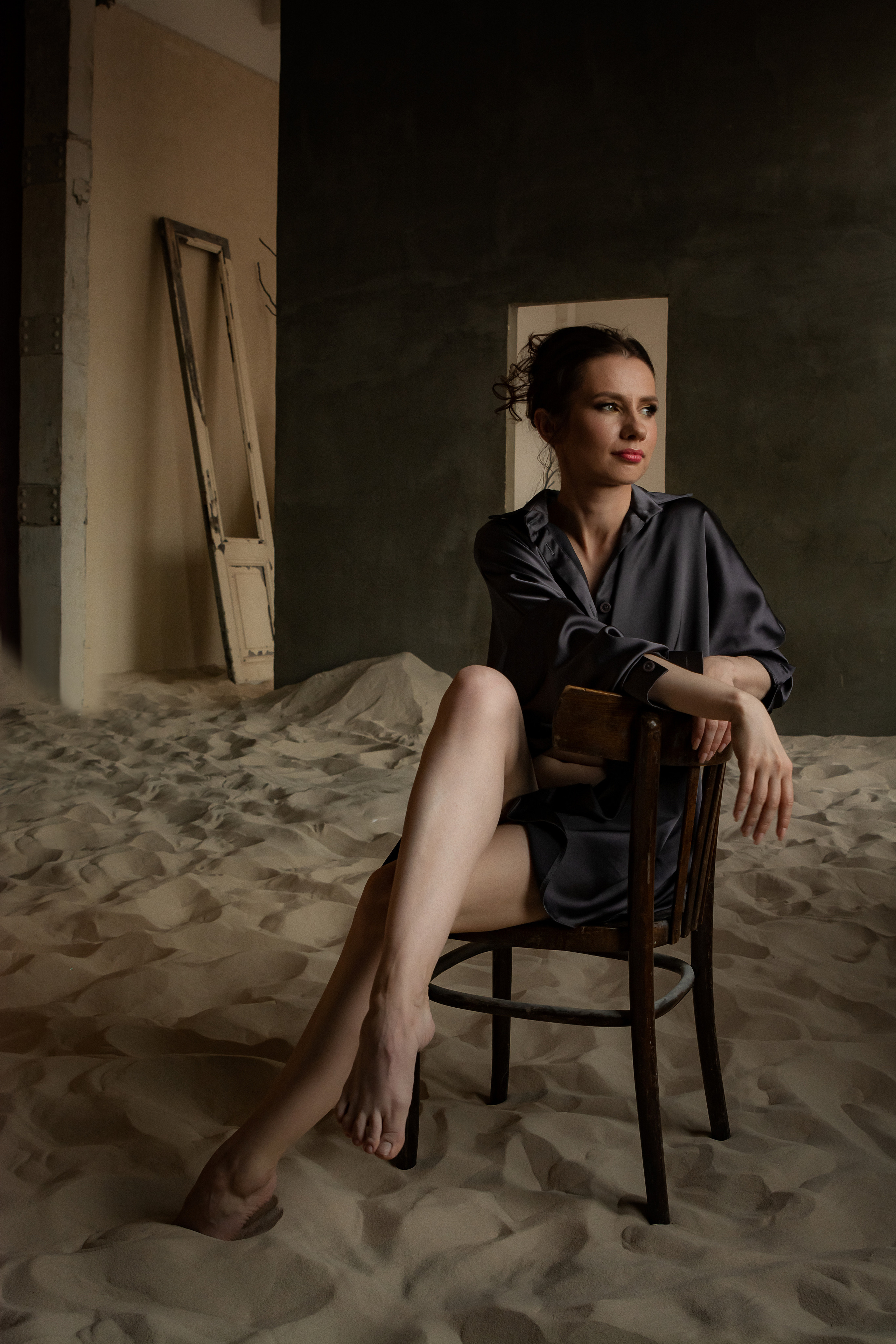 Оксана. Фотосессия в песках. Портретный фотограф в Санкт-Петербурге Дмитриева Наталия