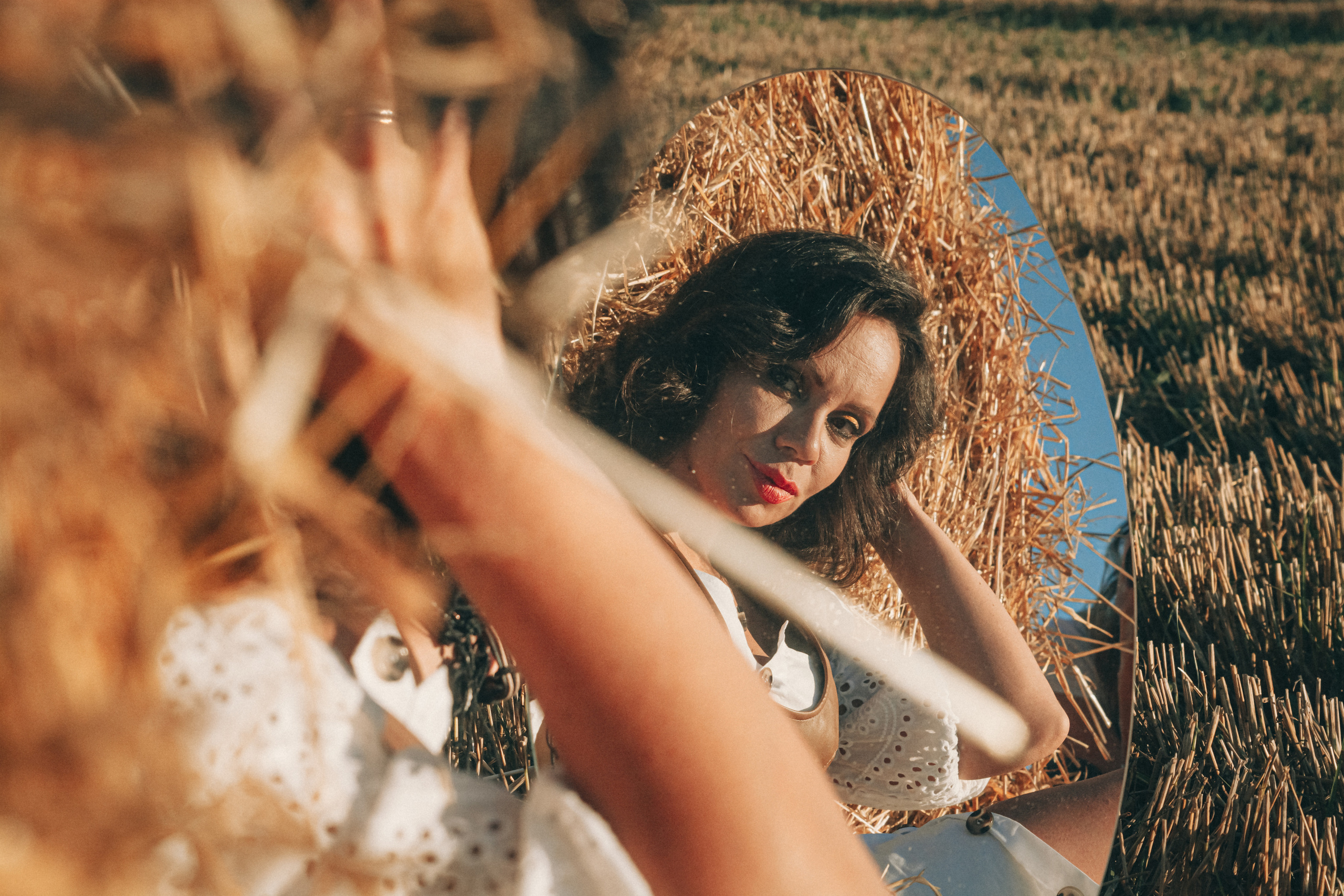 Светлана. Фотосессия со стогами. Портретный фотограф в Санкт-Петербурге Дмитриева Наталия