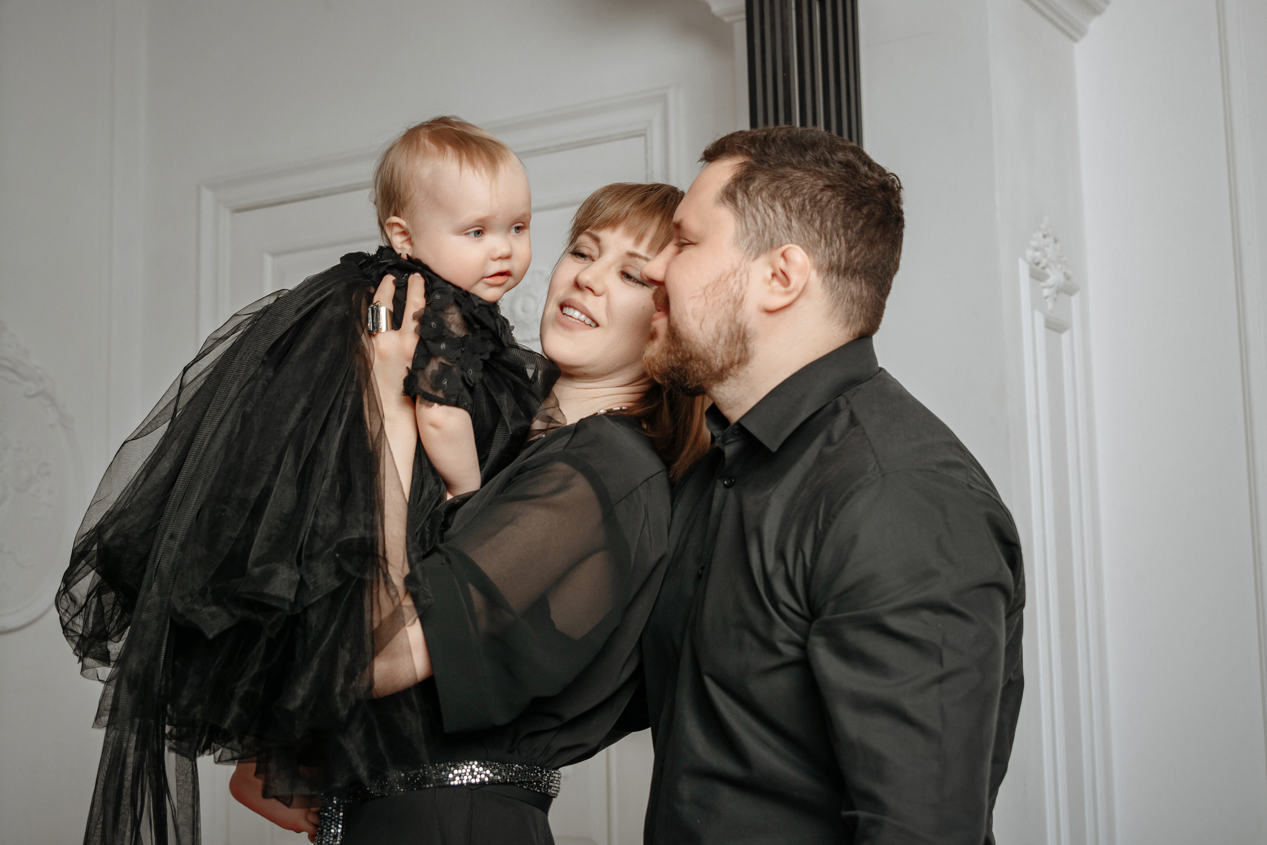 Семейная фотосессия для Ольги в фотостудии. Портретный фотограф в Санкт-Петербурге Дмитриева Наталия