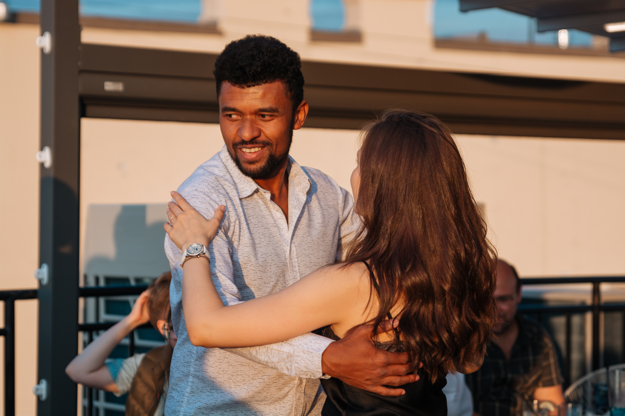 отель Оболенский Андрэ Атибайеба Ресторан L`eclat терраса танец бачата мастер-класс репортажная съёмка мероприятий