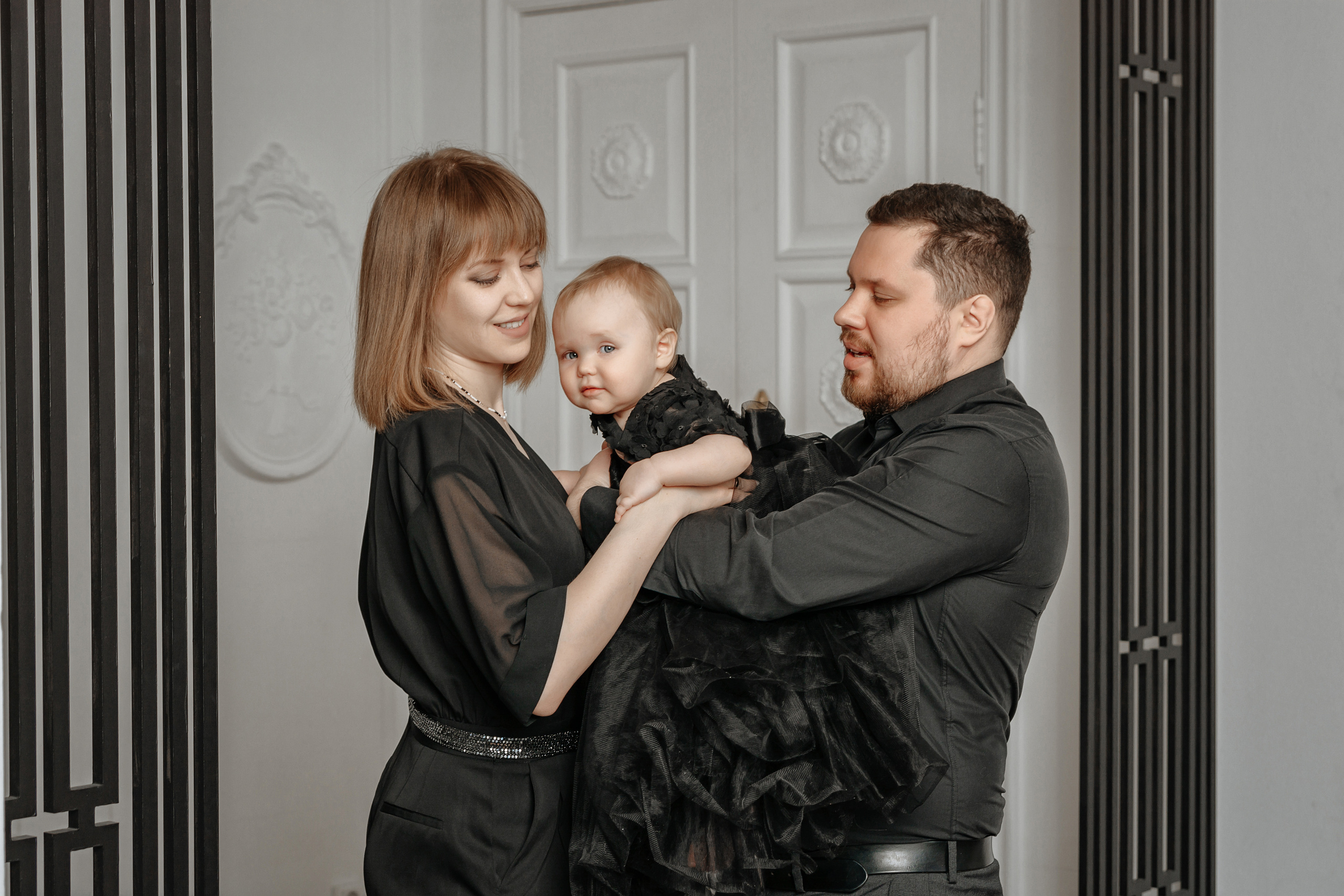 Семейная фотосессия для Ольги в фотостудии. Портретный фотограф в Санкт-Петербурге Дмитриева Наталия