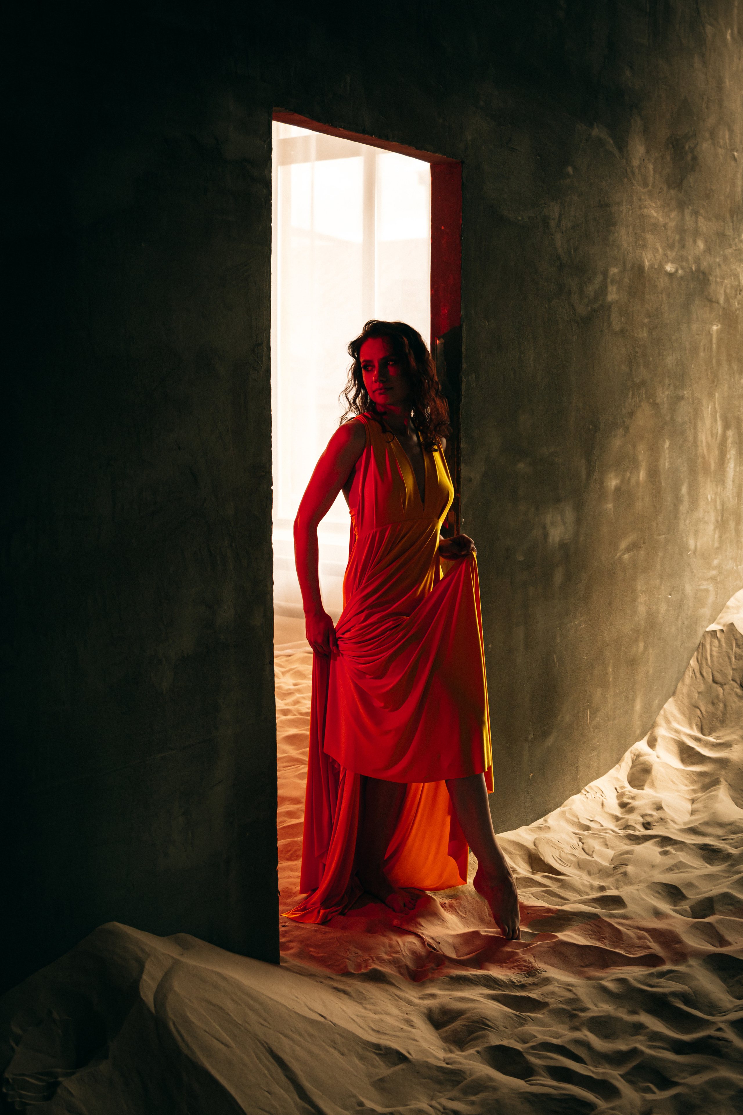 Оксана. Фотосессия в песках. Портретный фотограф в Санкт-Петербурге Дмитриева Наталия