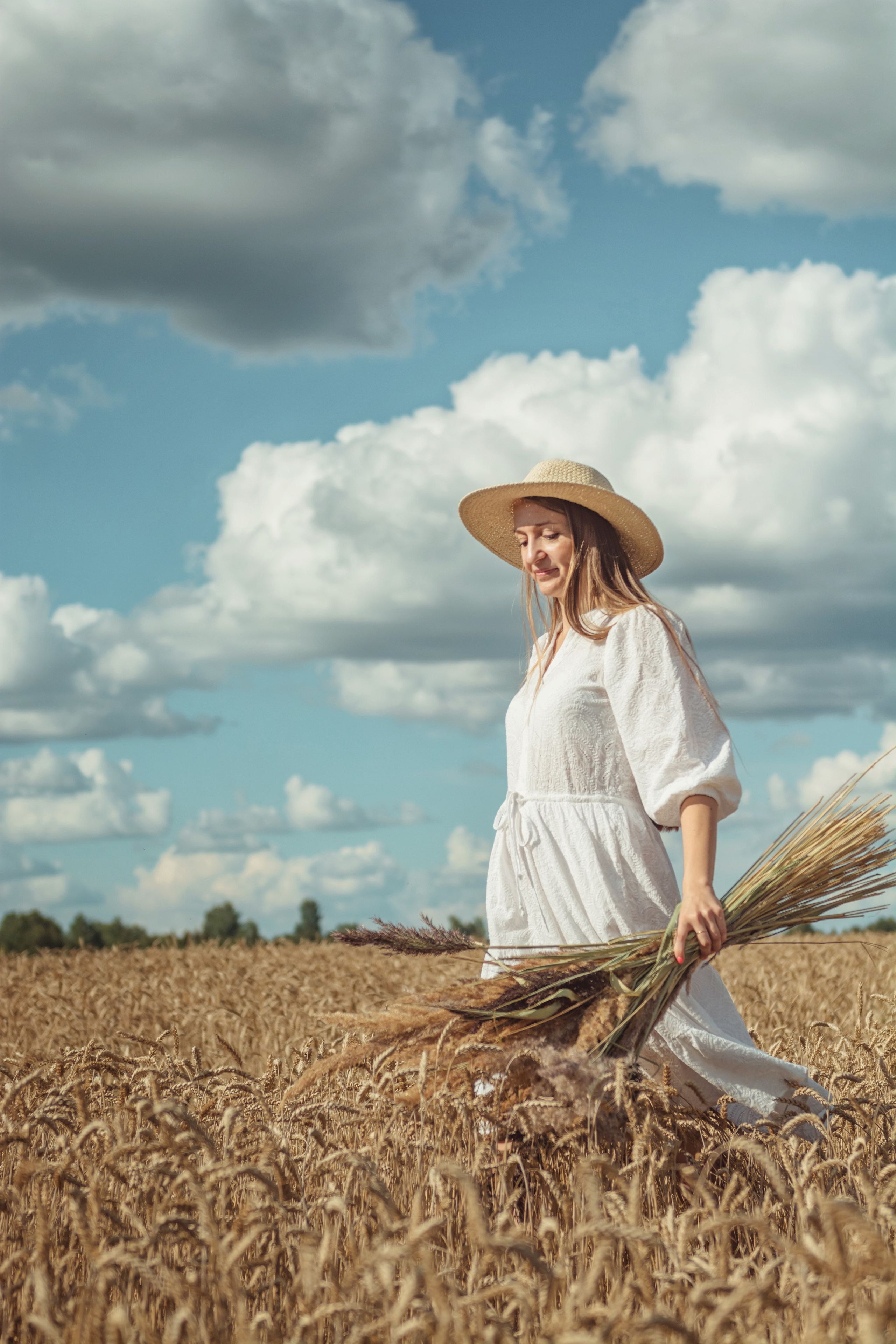 Анна и Александр. Семейная фотосессия в поле. Портретный фотограф в Санкт-Петербурге Дмитриева Наталия
