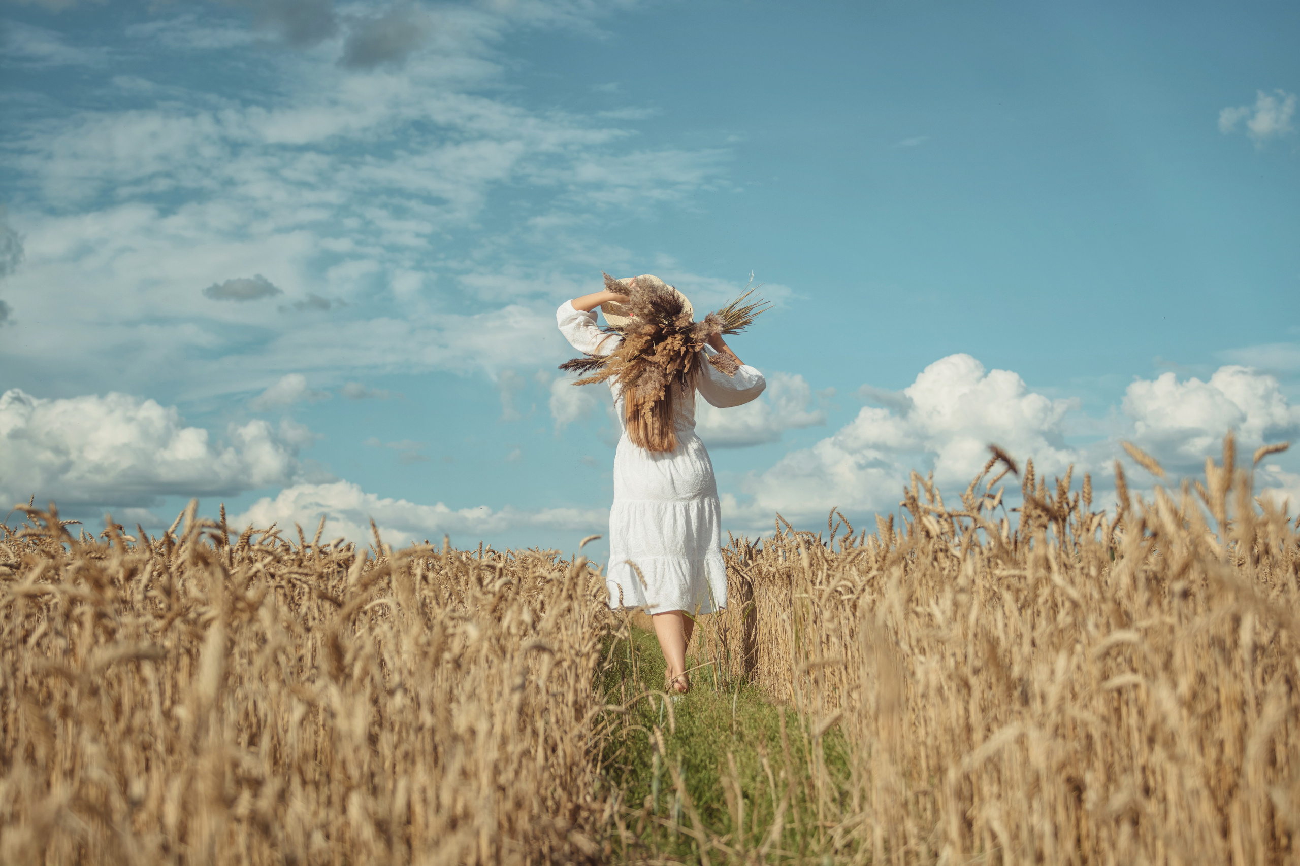 Анна и Александр. Семейная фотосессия в поле. Портретный фотограф в Санкт-Петербурге Дмитриева Наталия