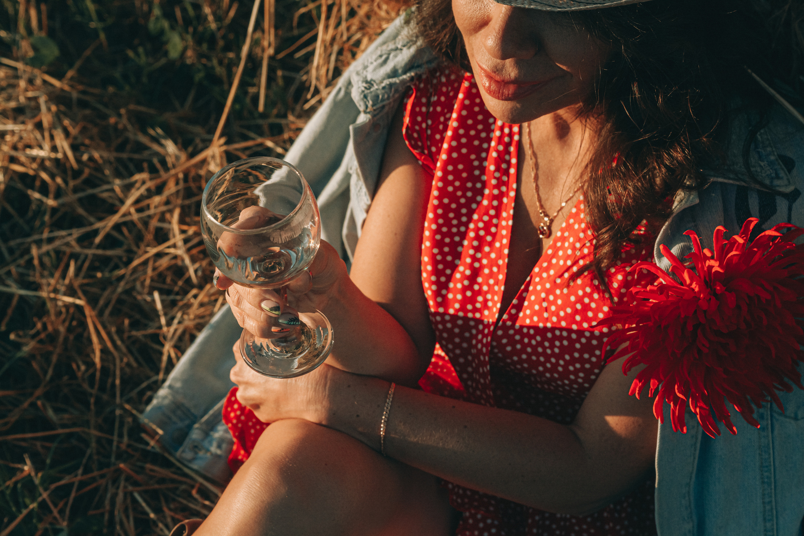 Светлана. Фотосессия со стогами. Портретный фотограф в Санкт-Петербурге Дмитриева Наталия
