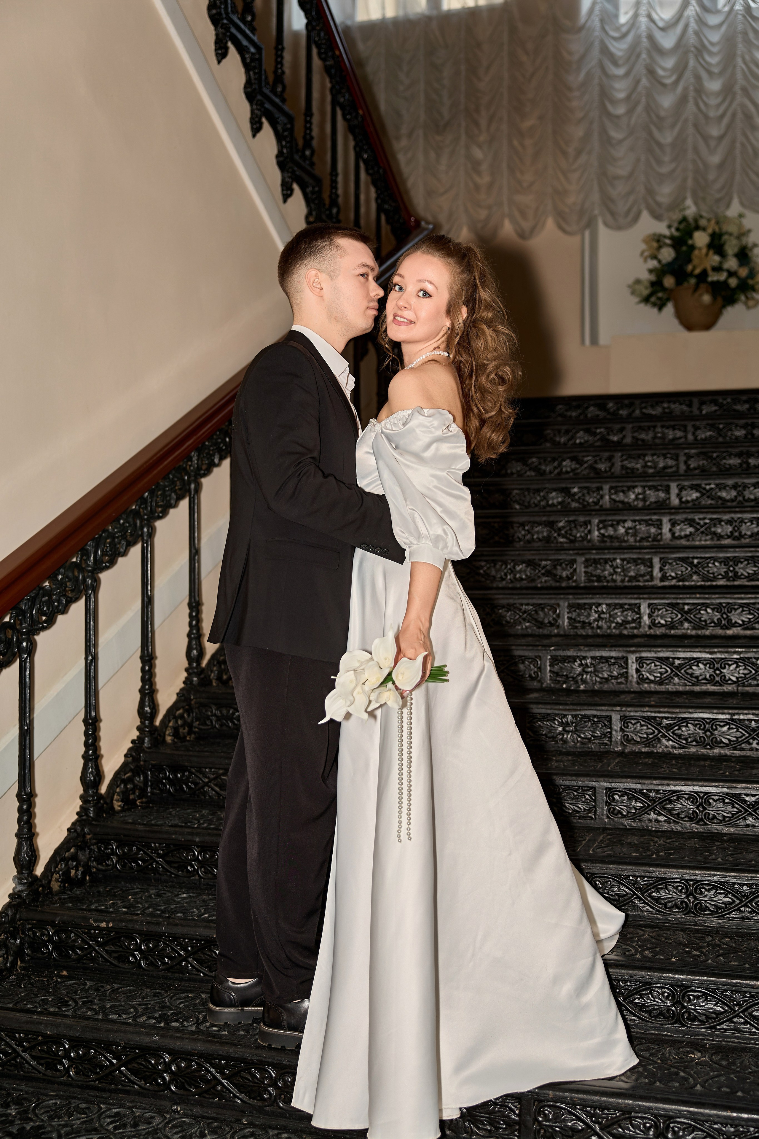 Свадебная фотосессия в гостинице и в студии