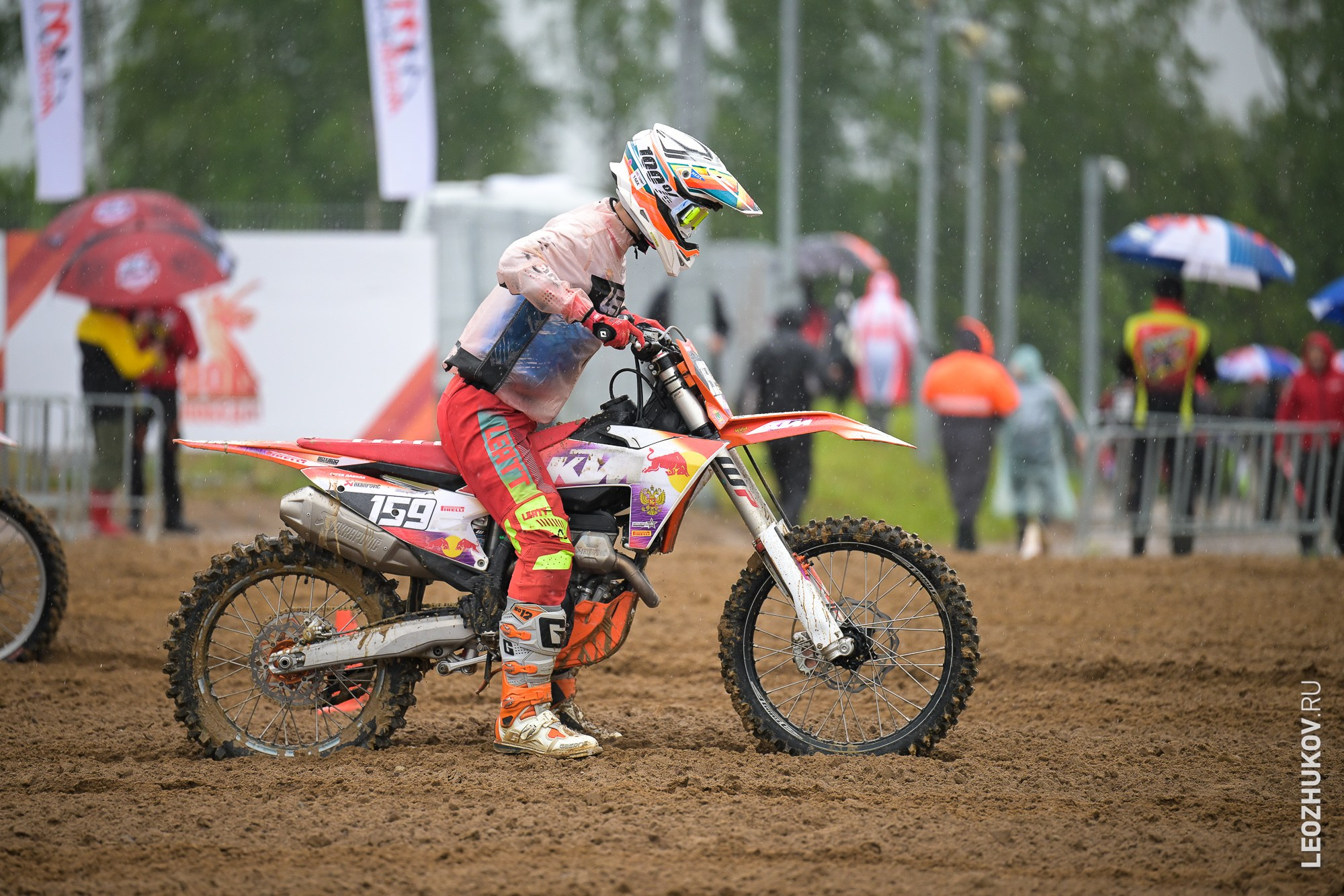 1 round of ММТ RGP russian motocross championships. Sports photographer Leonid Zhukov