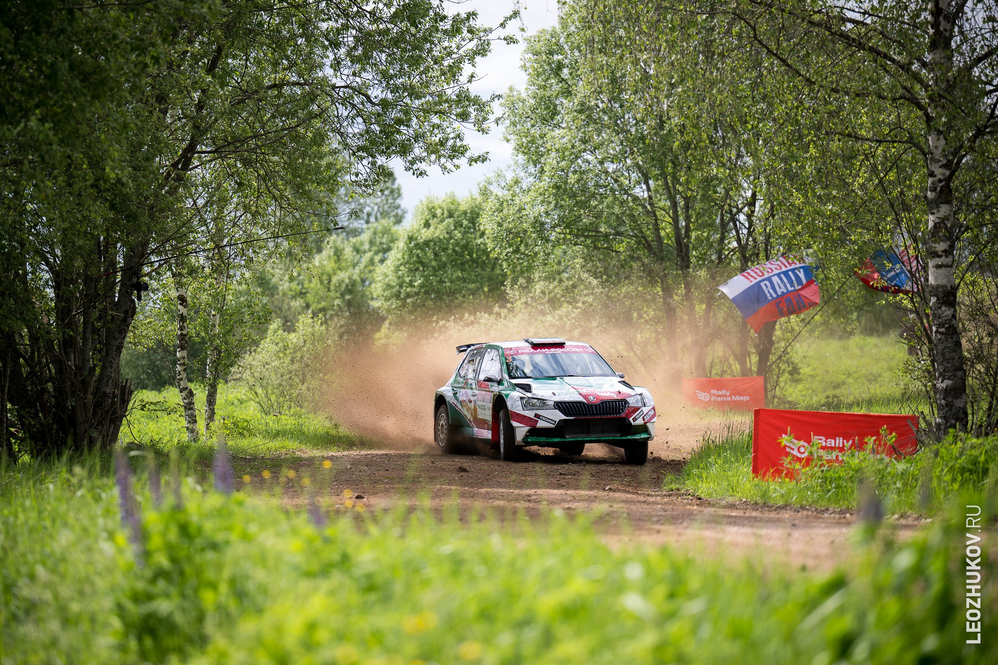 Rally Pushkinskie gory 2025. Sports photographer Leonid Zhukov